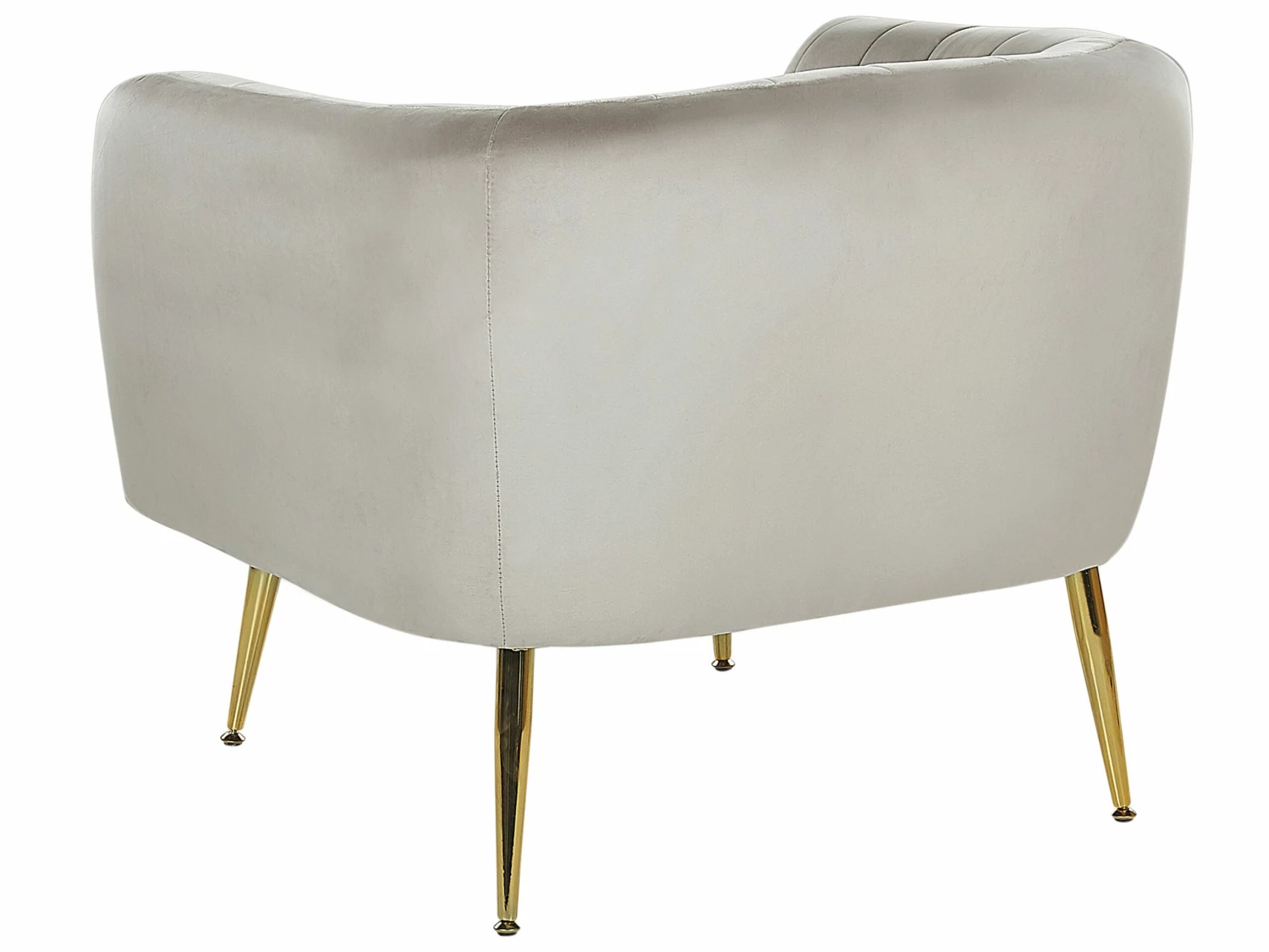 Sessel Samtstoff Taupe LACONIA – Bild 6