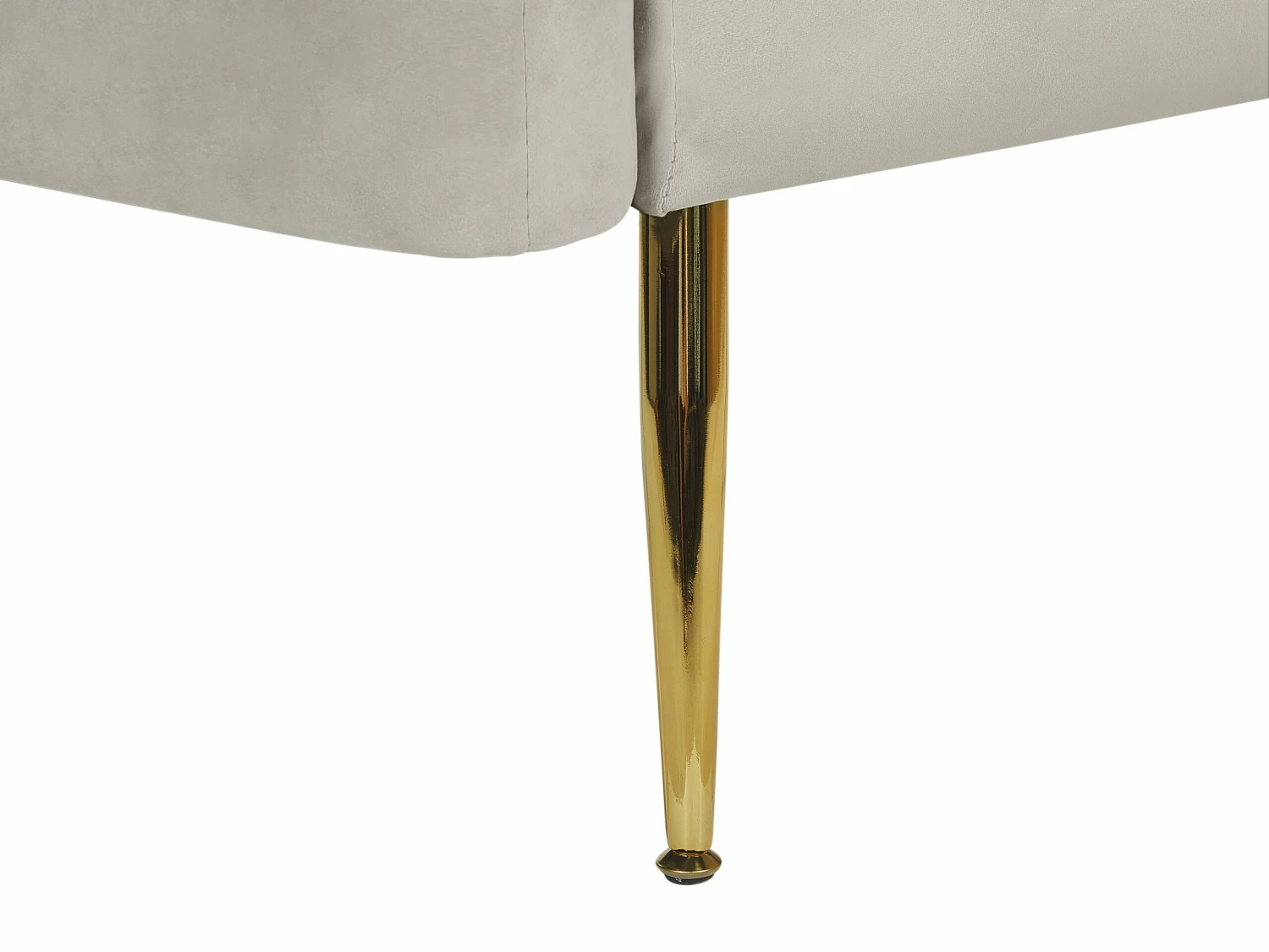 Sessel Samtstoff Taupe LACONIA – Bild 8