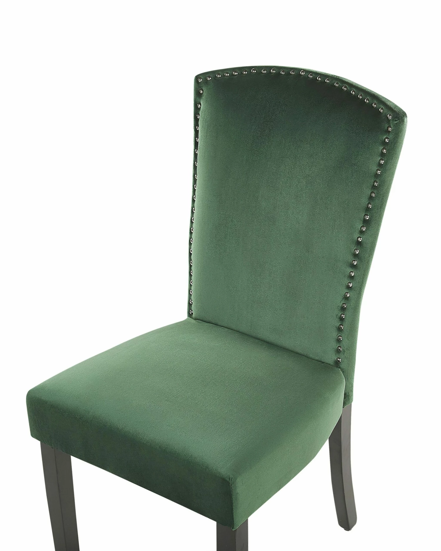 Esszimmerstuhl Samtstoff Grün 2er Set PISECO – Bild 6