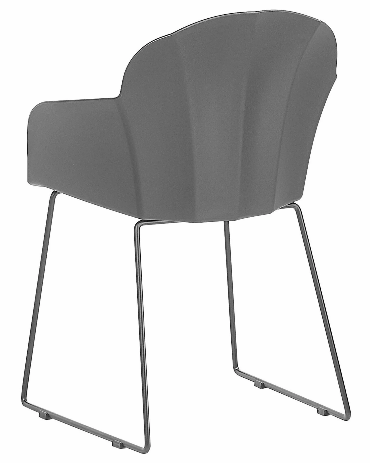 Esszimmerstuhl Kunststoff Schwarz 2er Set SYLVA – Bild 5