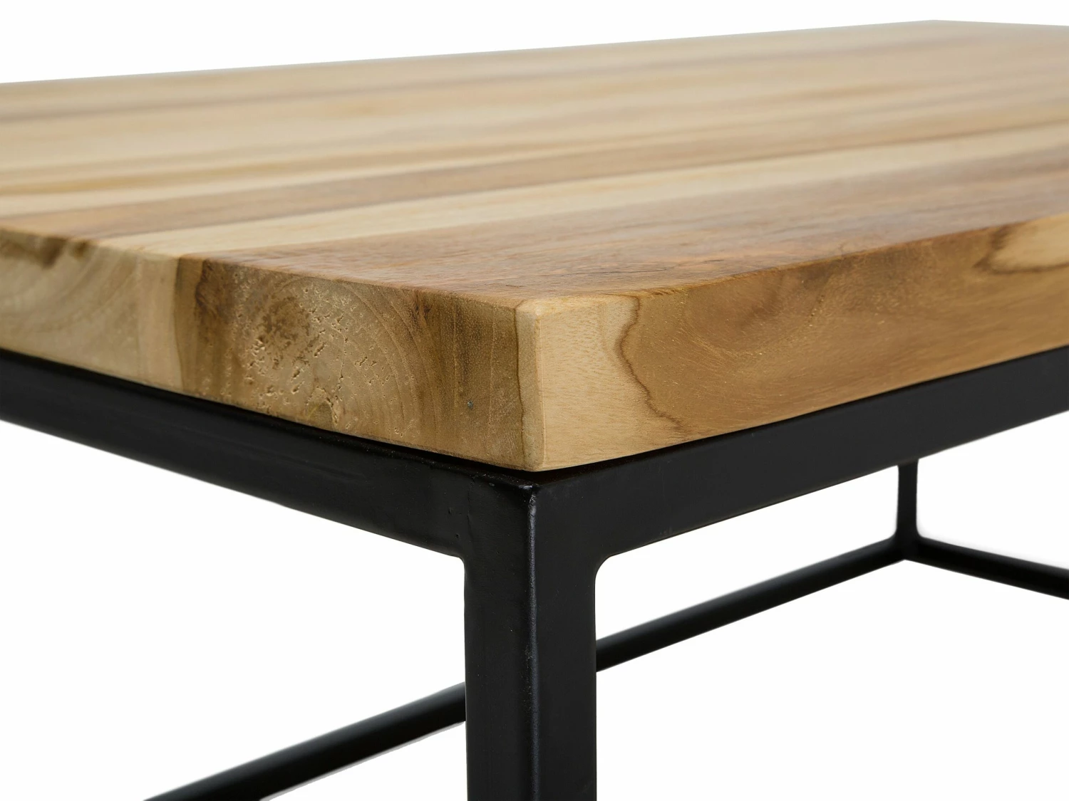 Couchtisch Teakholz Hellbraun Rechteckig 60 X 100 Cm PROVO II – Bild 7