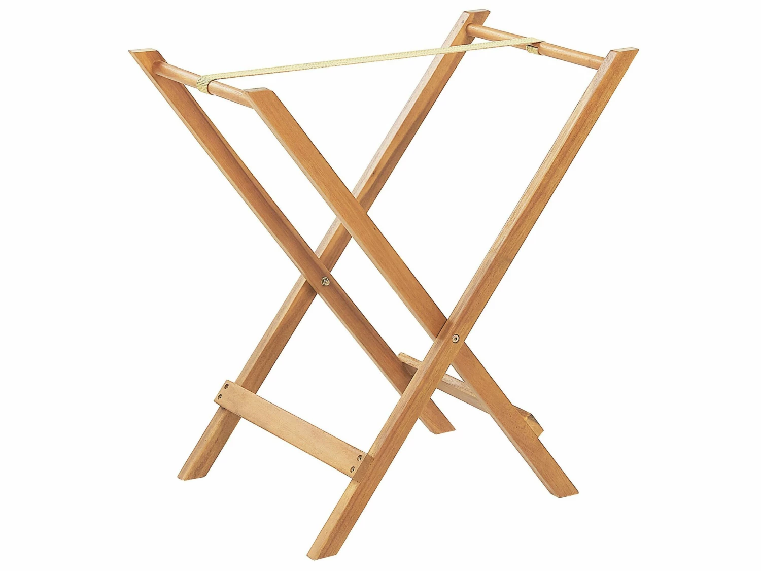 Garten Beistelltisch Akazienholz Hellbraun Klappbar JAVA – Bild 6