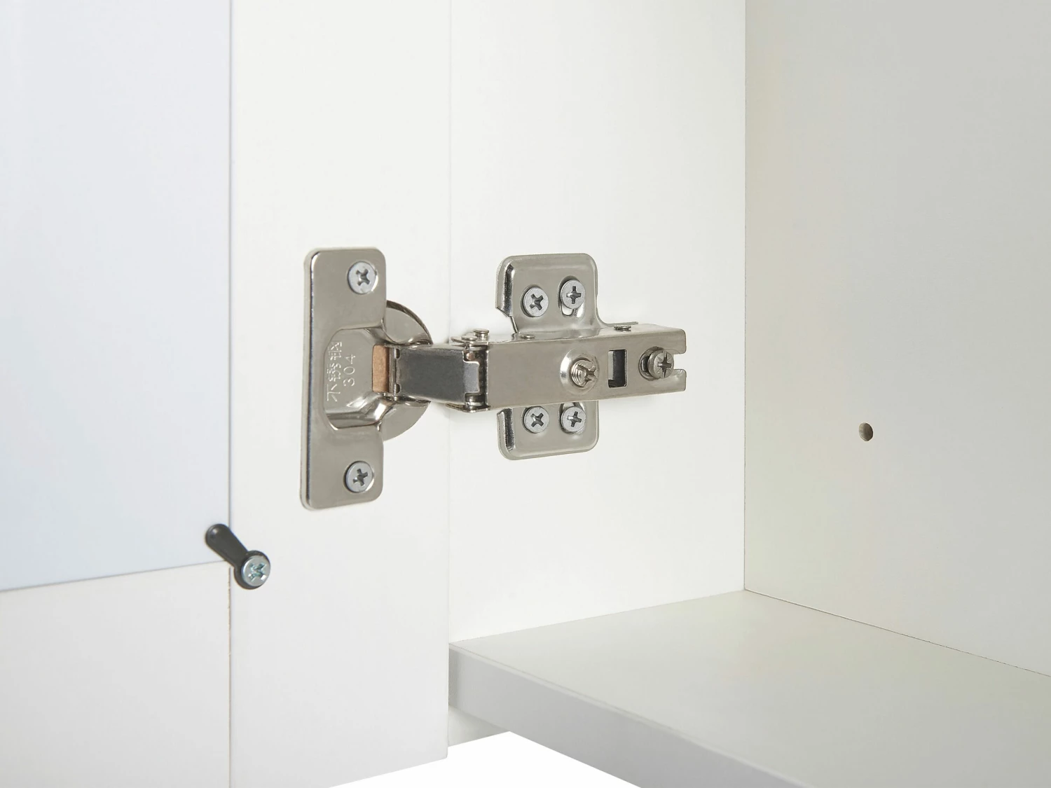 Bad Spiegelschrank Weiß / Silber Mit LED-Beleuchtung 40 X 60 Cm CAMERON – Bild 7