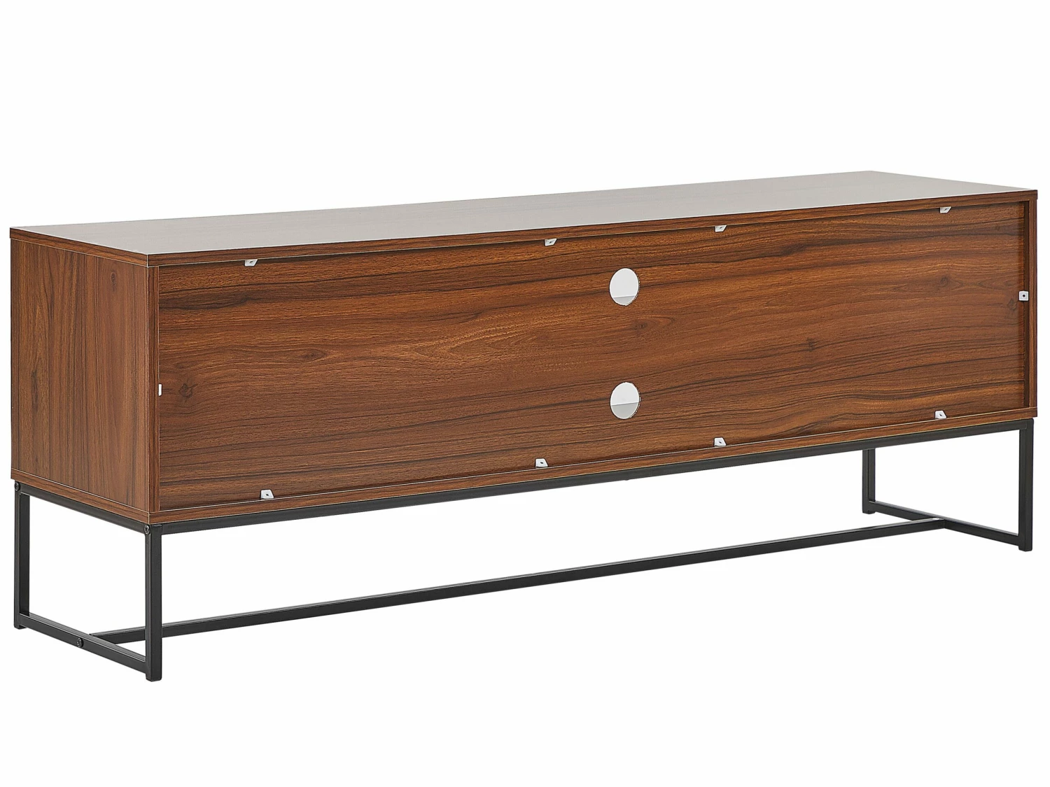 TV-Möbel Dunkler Holzfarbton / Weiß 150 X 40 X 55 Cm NUEVA – Bild 7