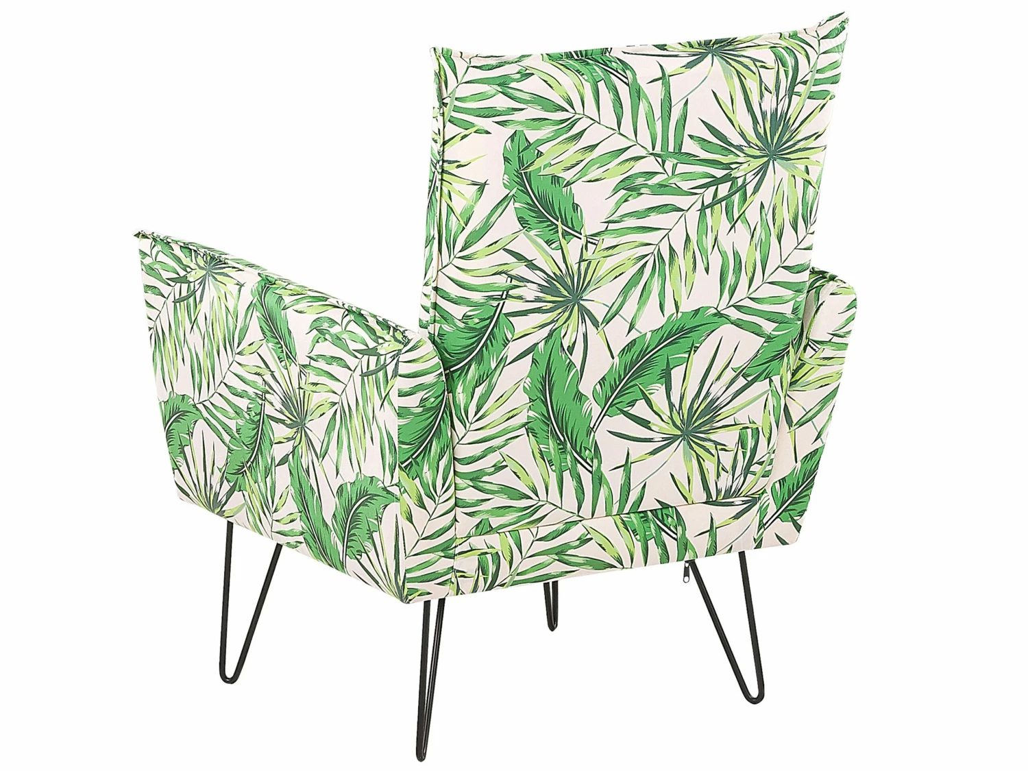 Sessel Polsterbezug Blattmuster Grün / Weiß RIBE – Bild 4