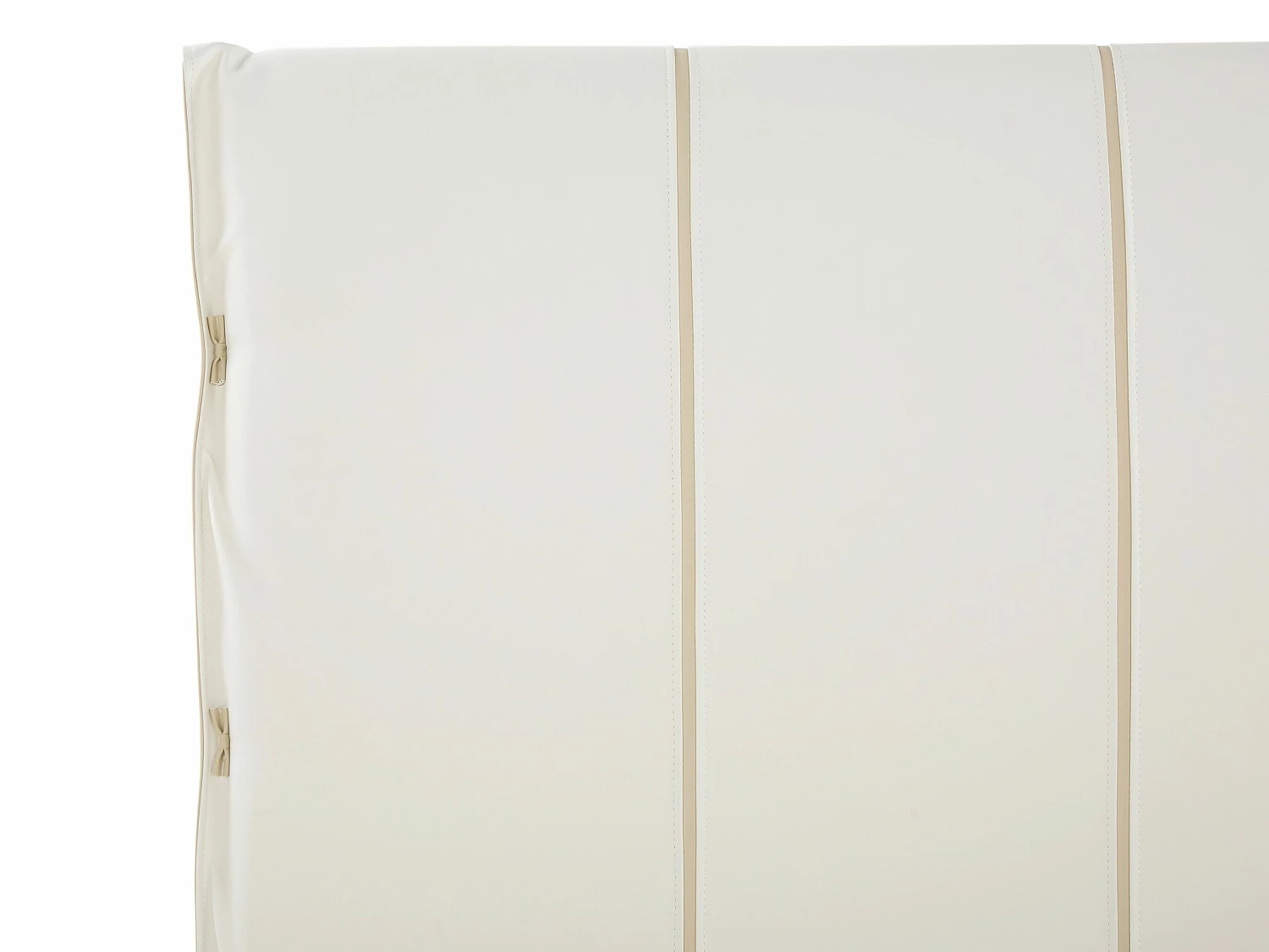 Bett Kunstleder Weiß Verschiedene Größen BETIN – Bild 6