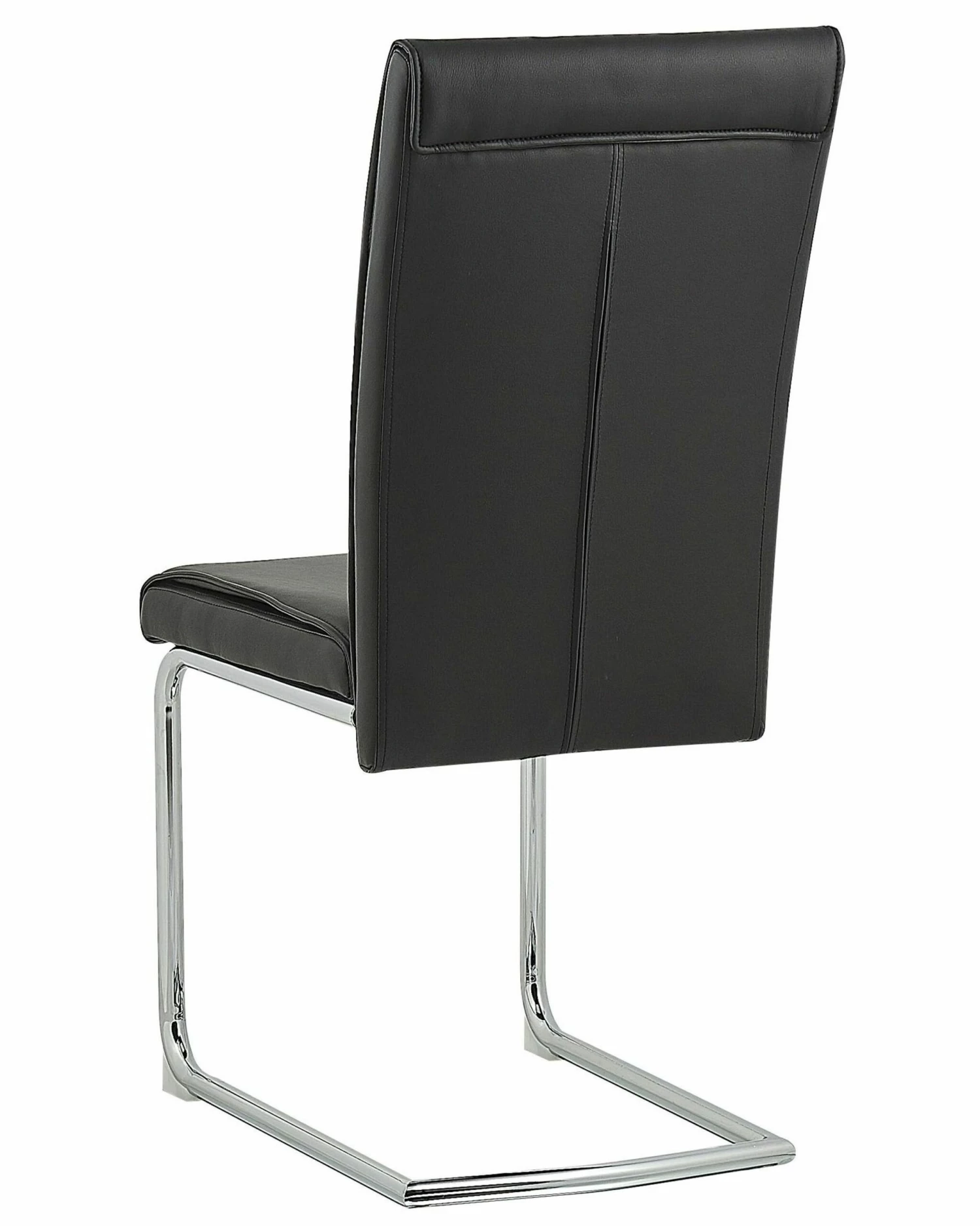 Esszimmerstuhl Kunstleder Schwarz 2er Set ROVARD – Bild 5