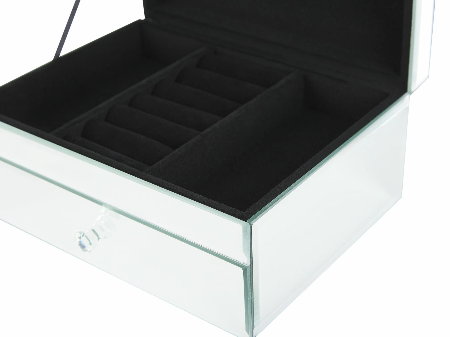 Schmuckkästchen Spiegeleffekt Silber 25 X 20 Cm KOFI – Bild 7