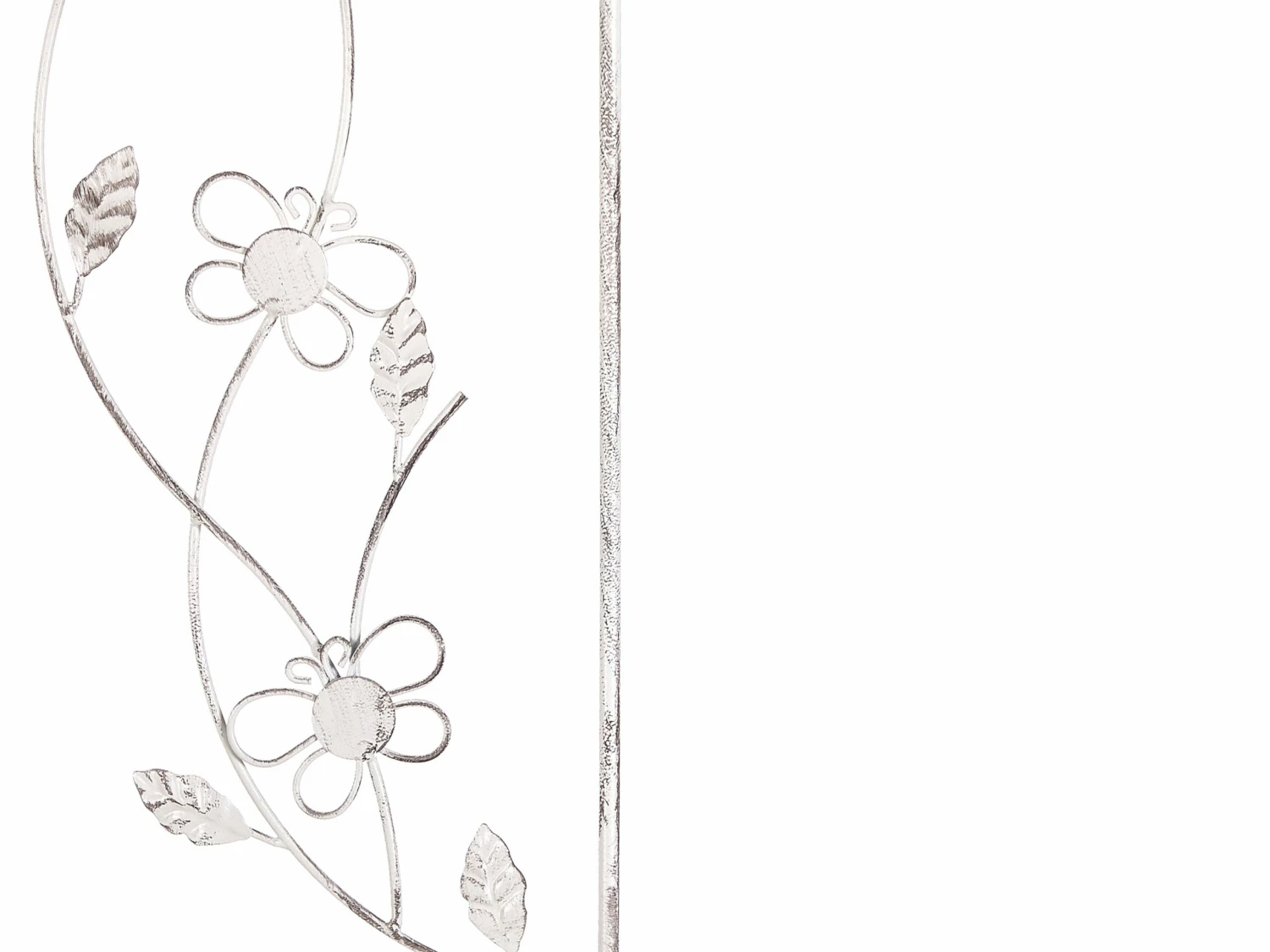 Eckregal Weiß Metall 4 Ablageflächen Klappbar BIELLA – Bild 10