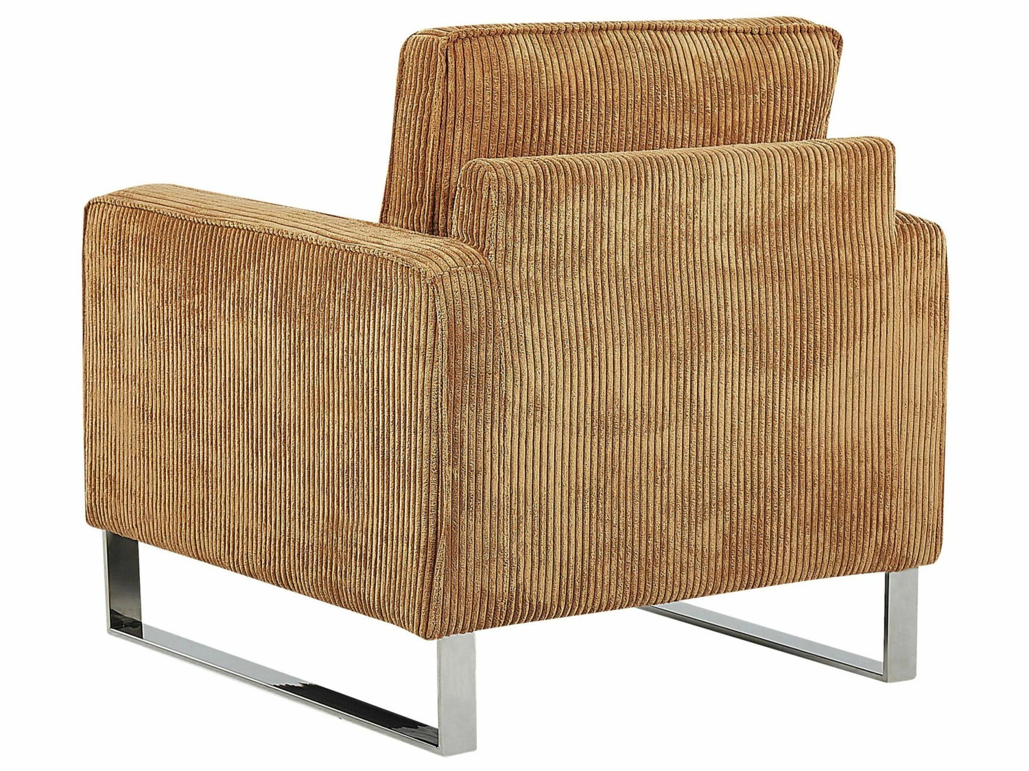 Sessel Cord Hellbraun Mit Metallbeinen VIND – Bild 5