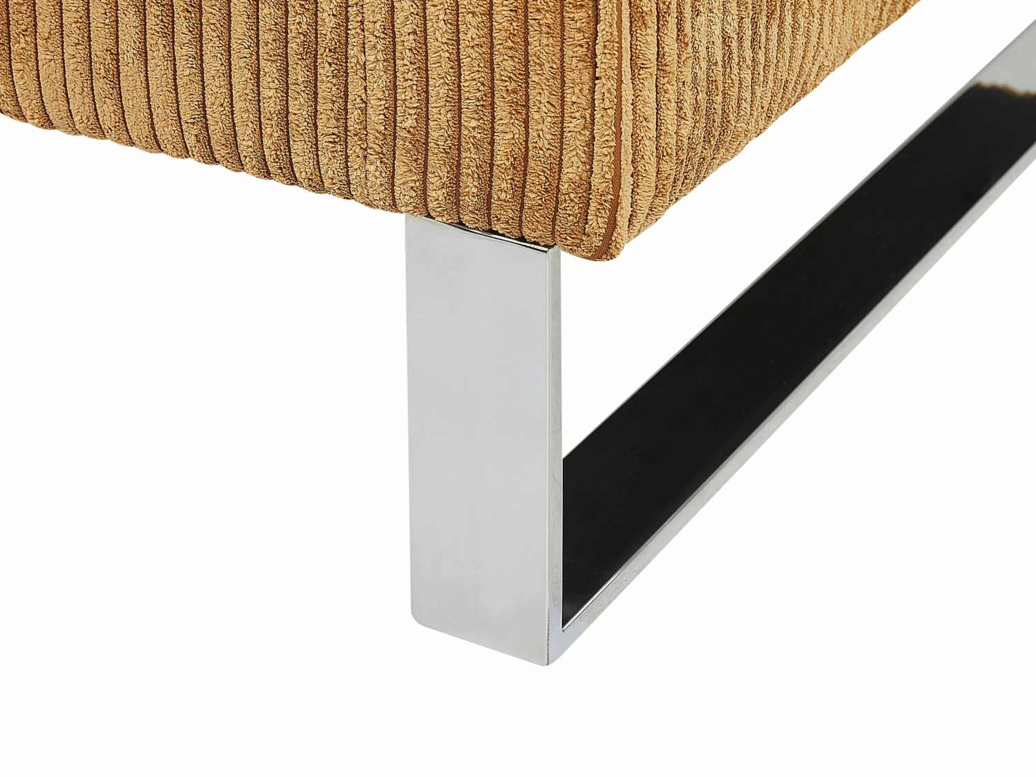 Sessel Cord Hellbraun Mit Metallbeinen VIND – Bild 7