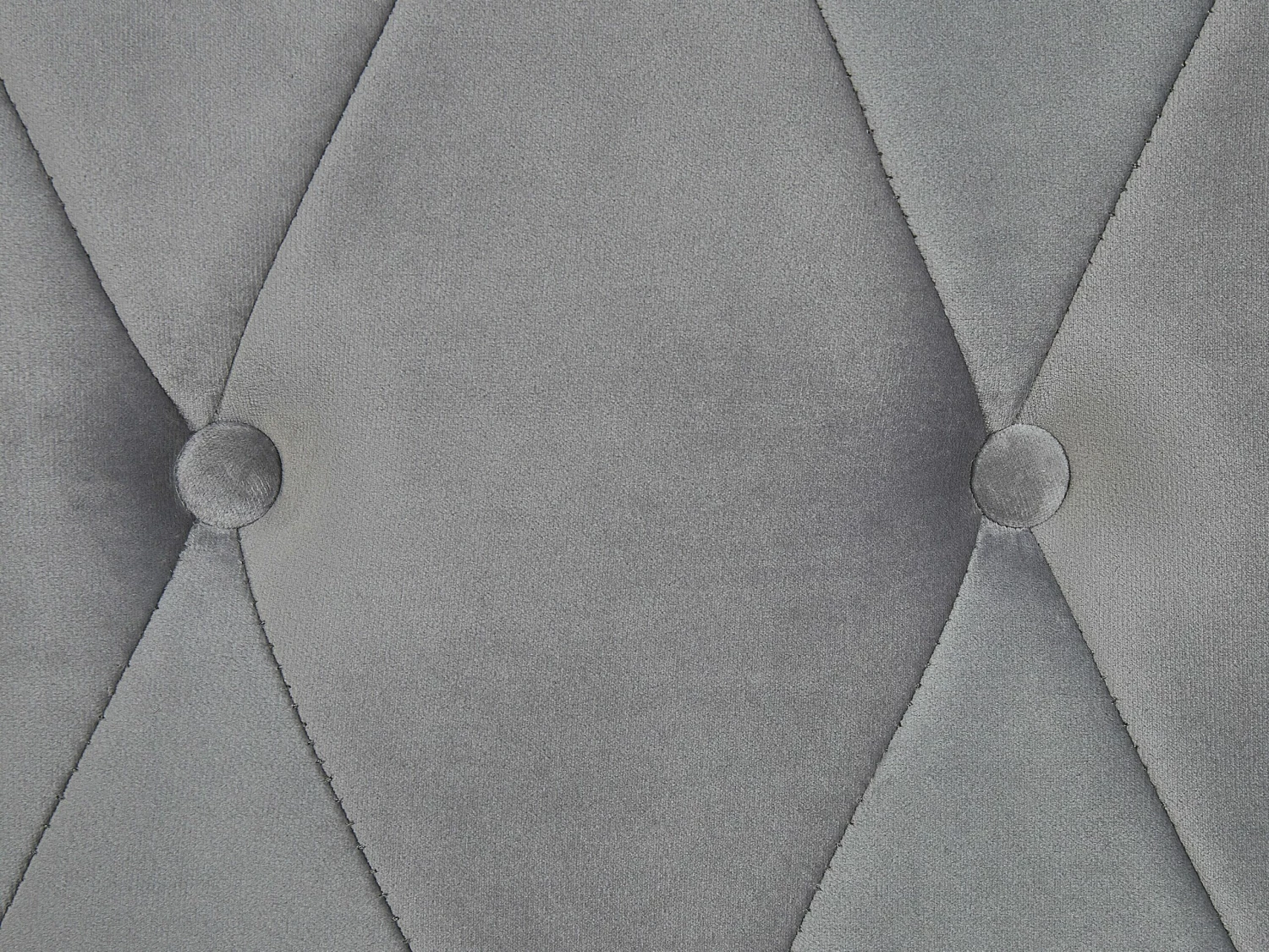 Bett Samtstoff Grau Lattenrost 180 X 200 Cm CAVAILLON – Bild 7