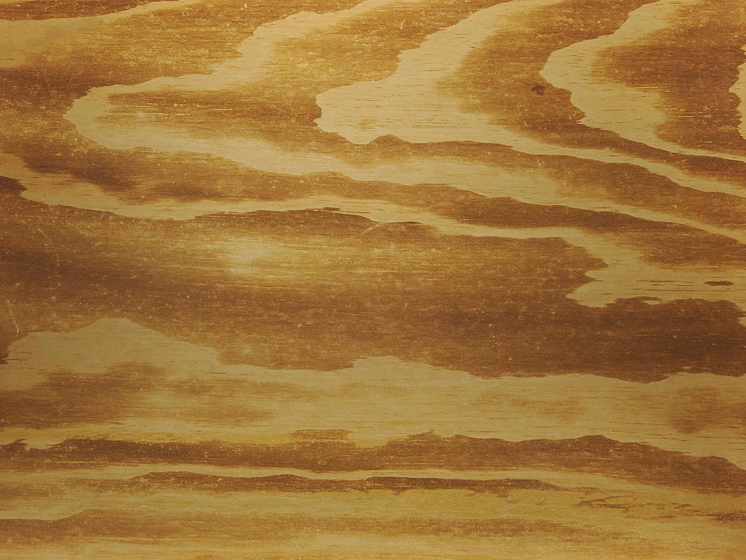 Servierwagen Paulowniaholz Hellbraun / Schwarz 3 Etagen LETINO – Bild 5