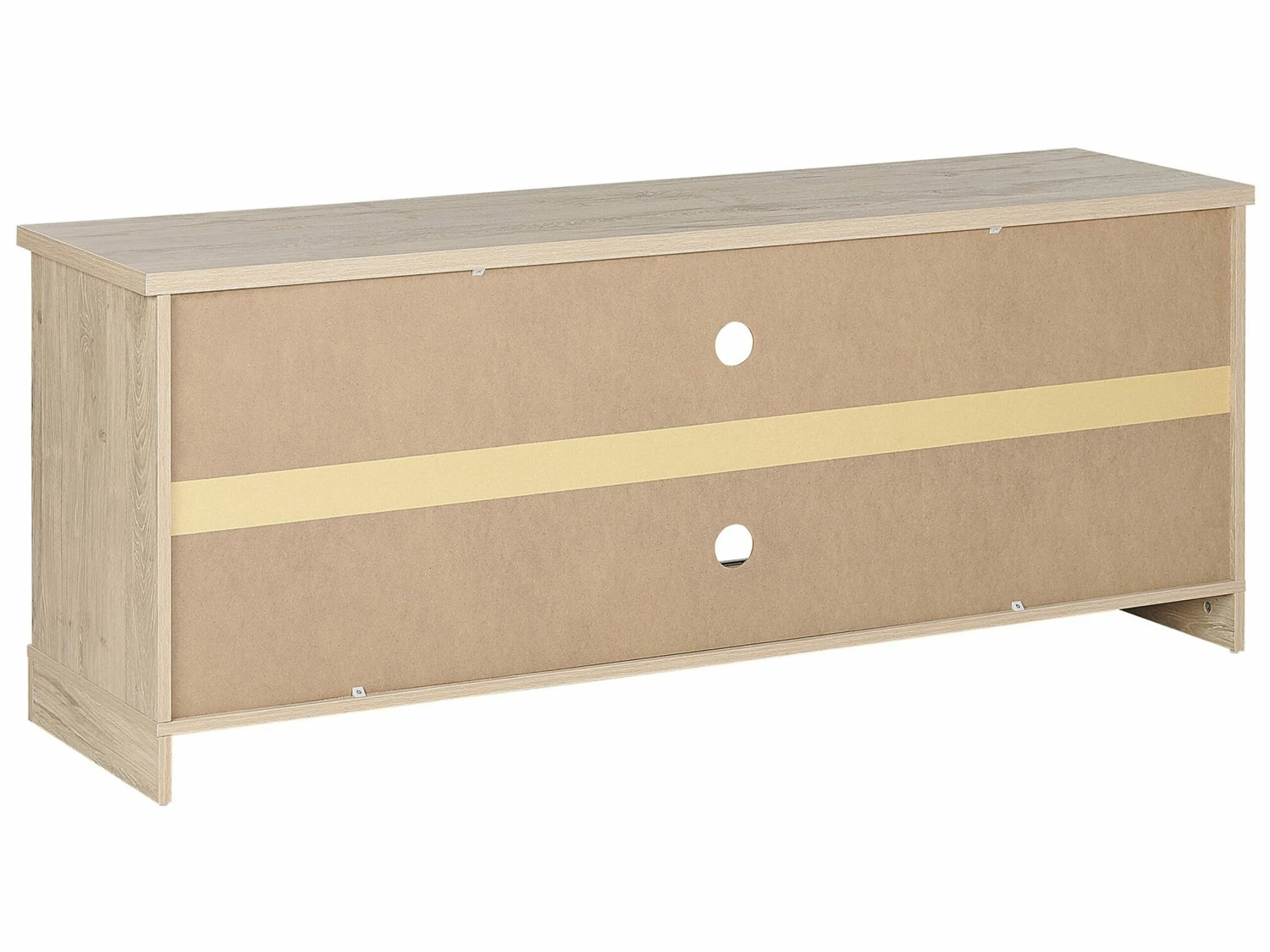 TV-Möbel Heller Holzfarbton 2 Schiebetüren 150 X 40 X 60 Cm ULAN – Bild 7