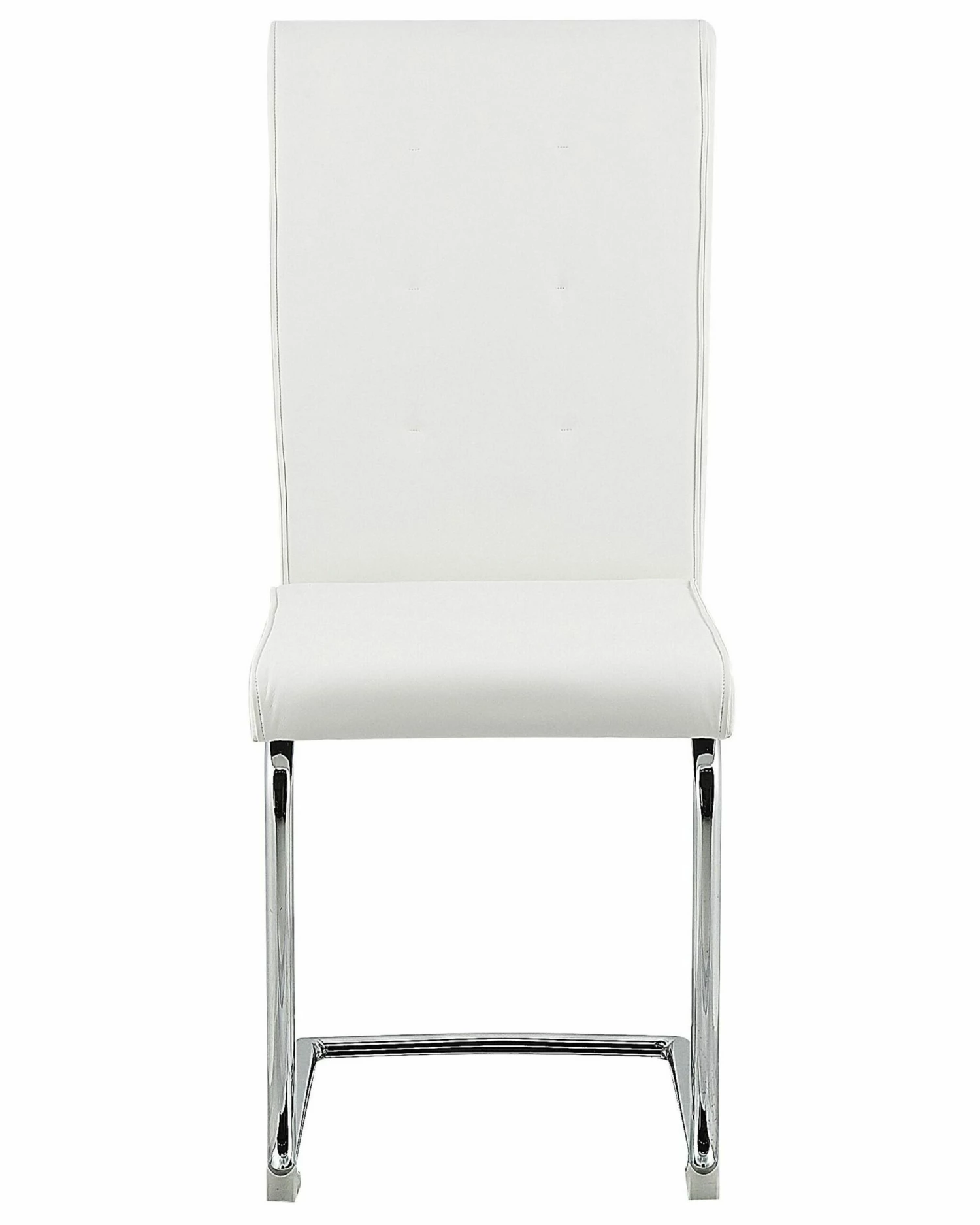 Esszimmerstuhl Kunstleder Beige 2er Set ROVARD – Bild 3