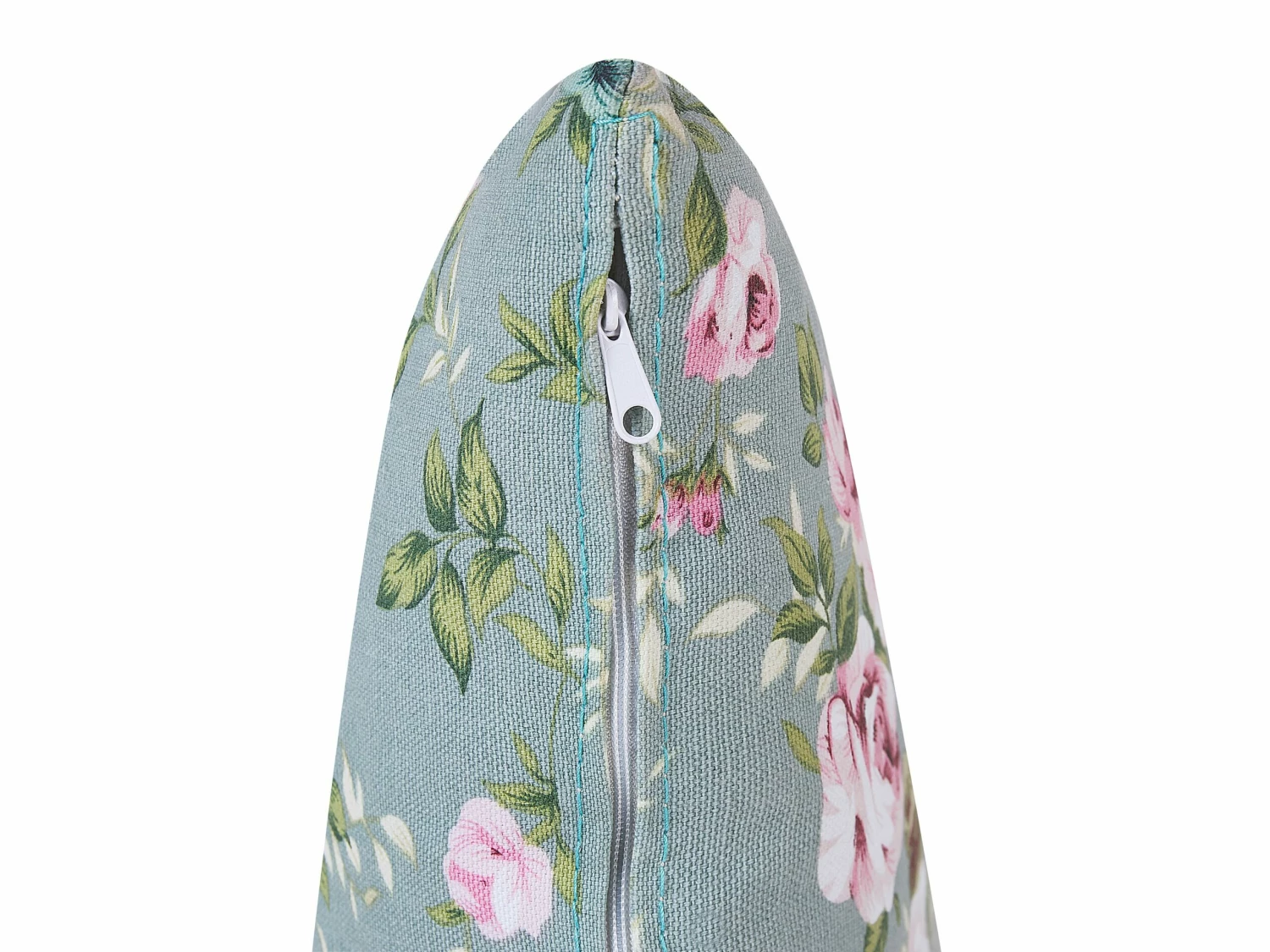 Sessel Polsterbezug Grün Blumenmuster Plus Hocker HAMAR – Bild 9