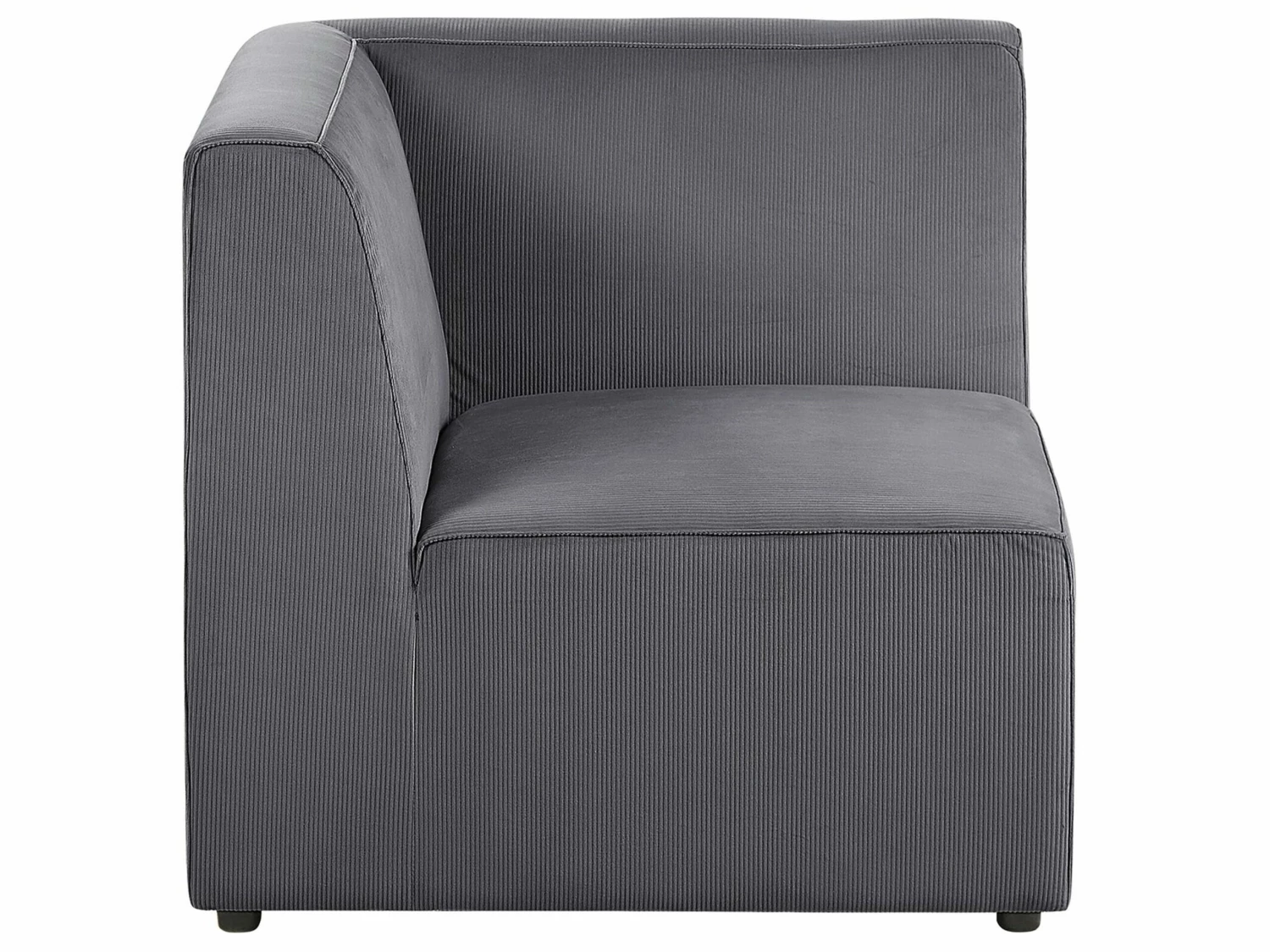 Ecksessel Cord Grau LEMVIG – Bild 6