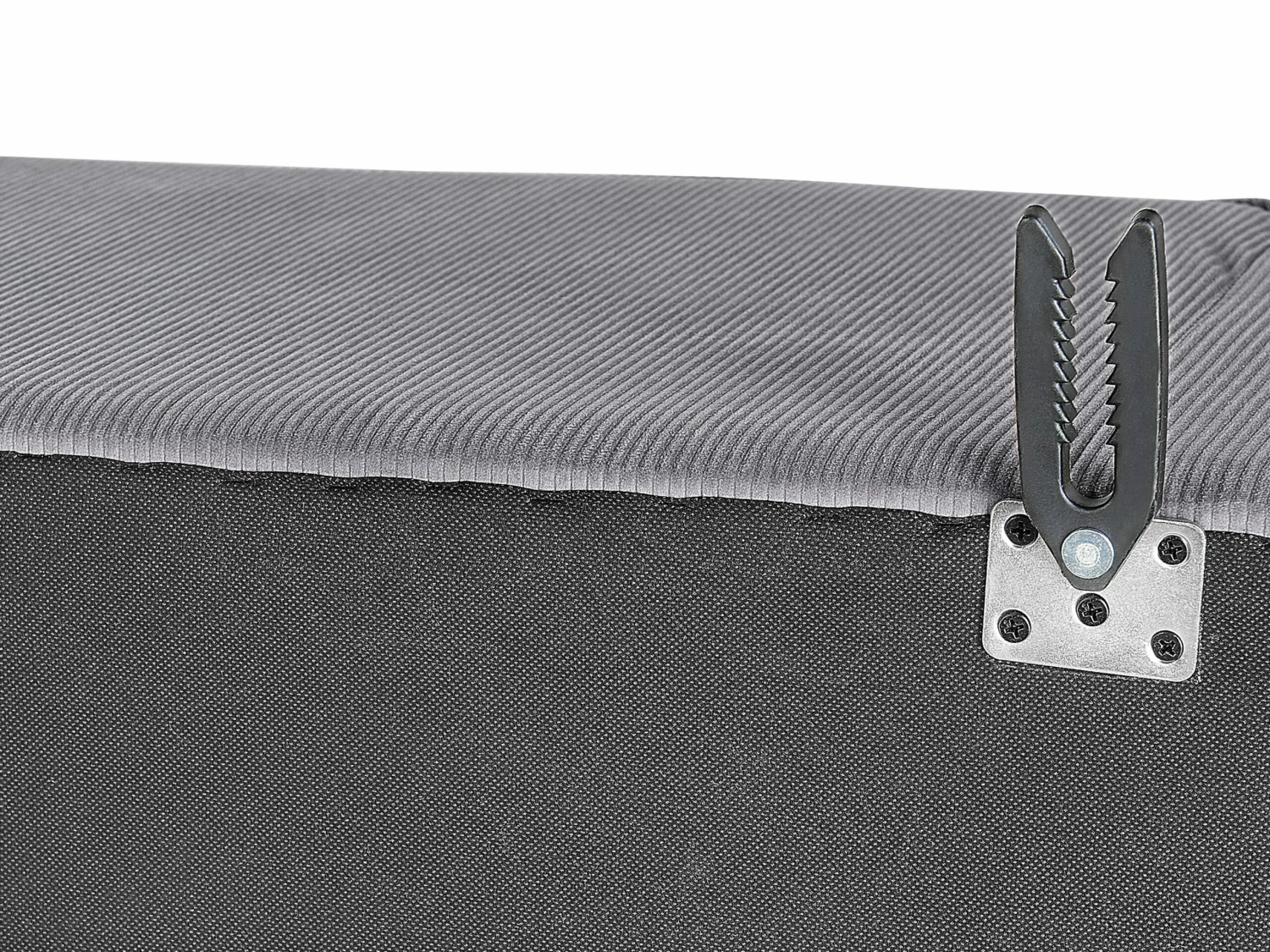 Ecksessel Cord Grau LEMVIG – Bild 8