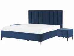 Schlafzimmer Komplett Set 3-teilig Blau Verschiedene Größen SEZANNE