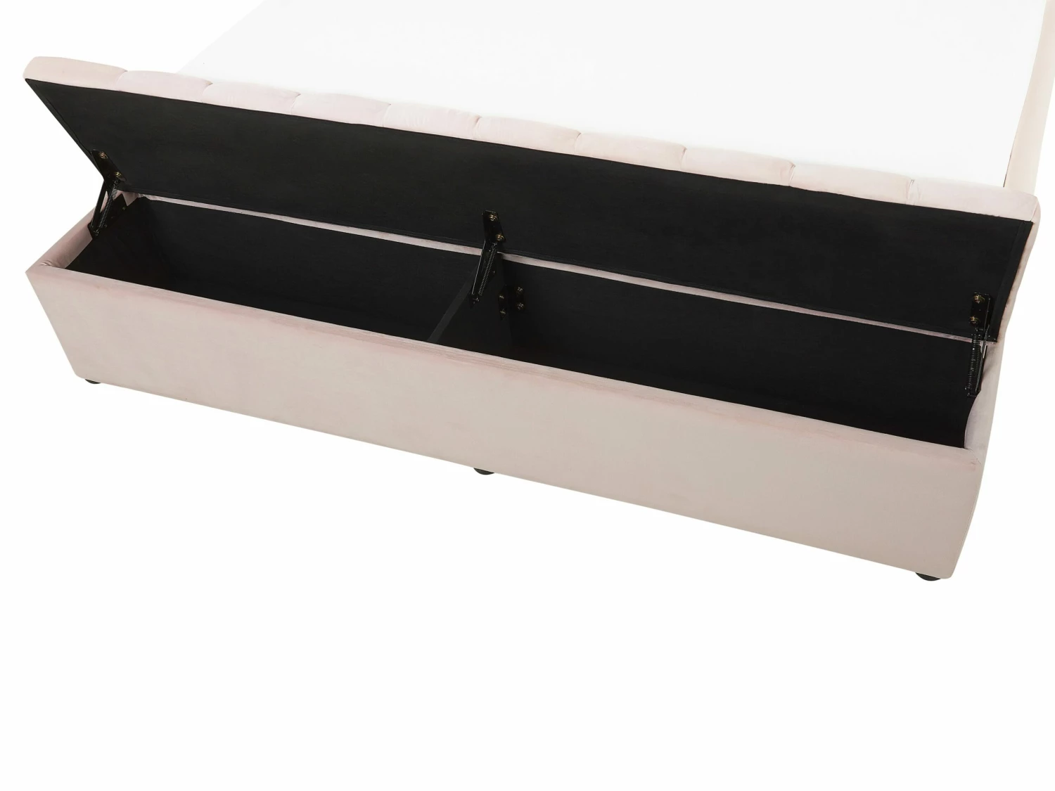 Polsterbett Samtstoff Rosa Mit Stauraum Verschiedene Größen NOYERS – Bild 9