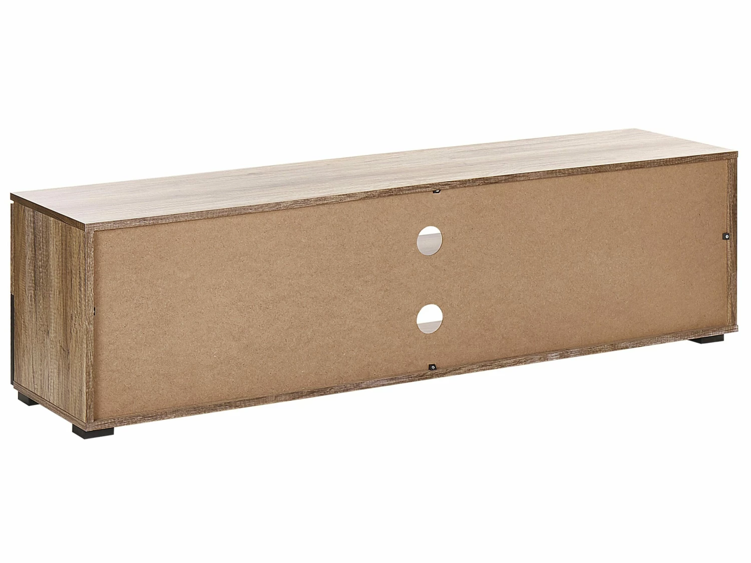 TV-Möbel Heller Holzfarbton / Schwarz 148 X 40 X 40 Cm STERLING – Bild 5