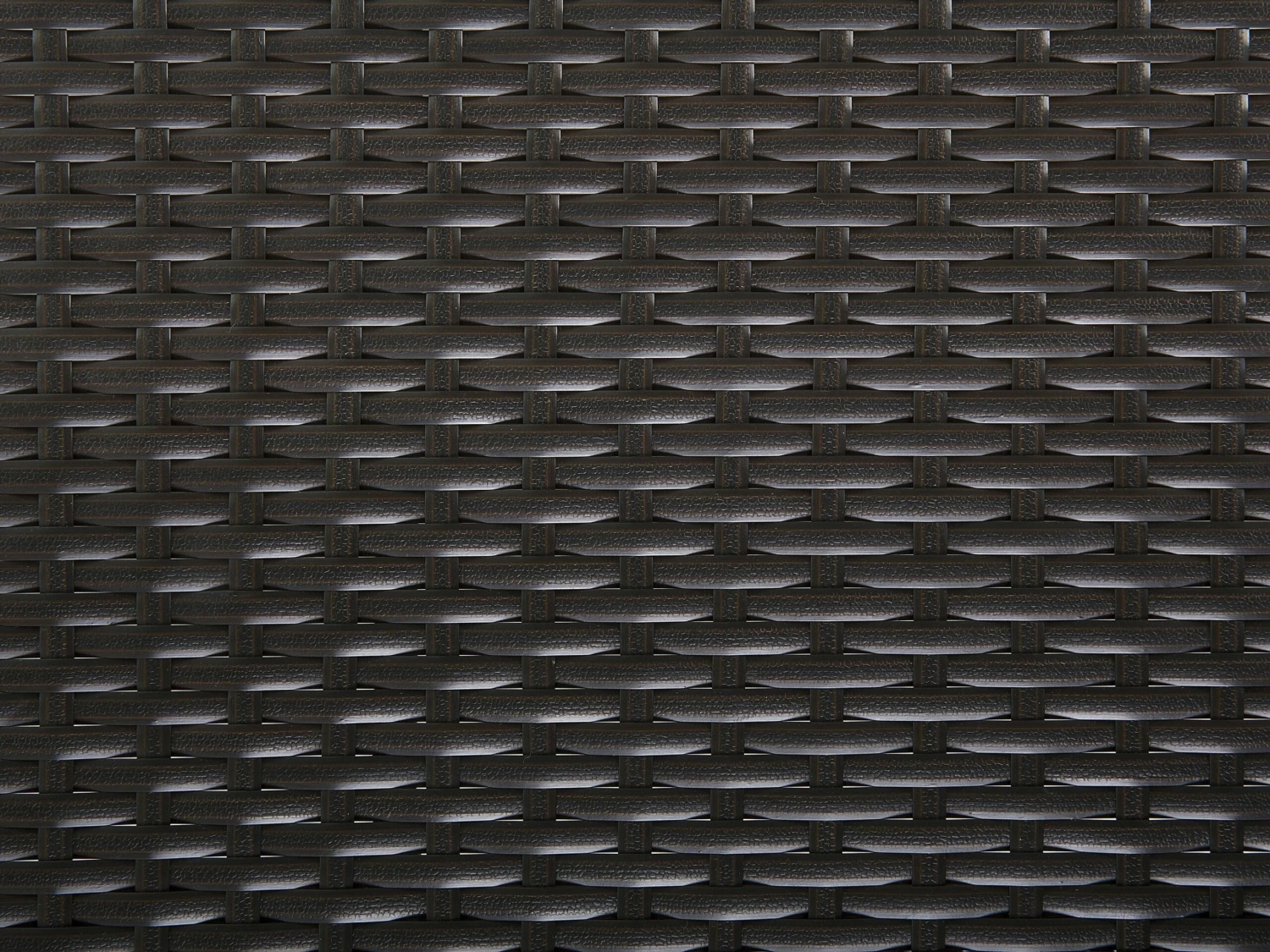 Gartentisch Rattan Dunkelbraun 220 X 100 Cm ITALY – Bild 7