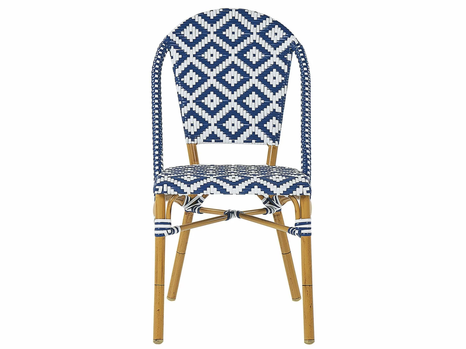 Gartenmöbel Set Rattan Blau / Weiß 4-Sitzer RIFREDDO – Bild 7