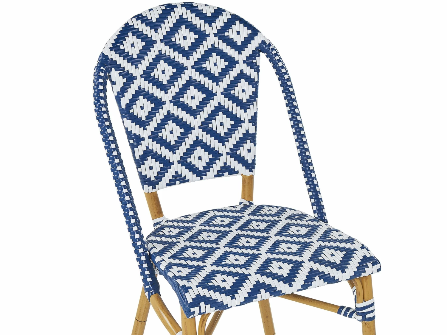 Gartenmöbel Set Rattan Blau / Weiß 4-Sitzer RIFREDDO – Bild 9