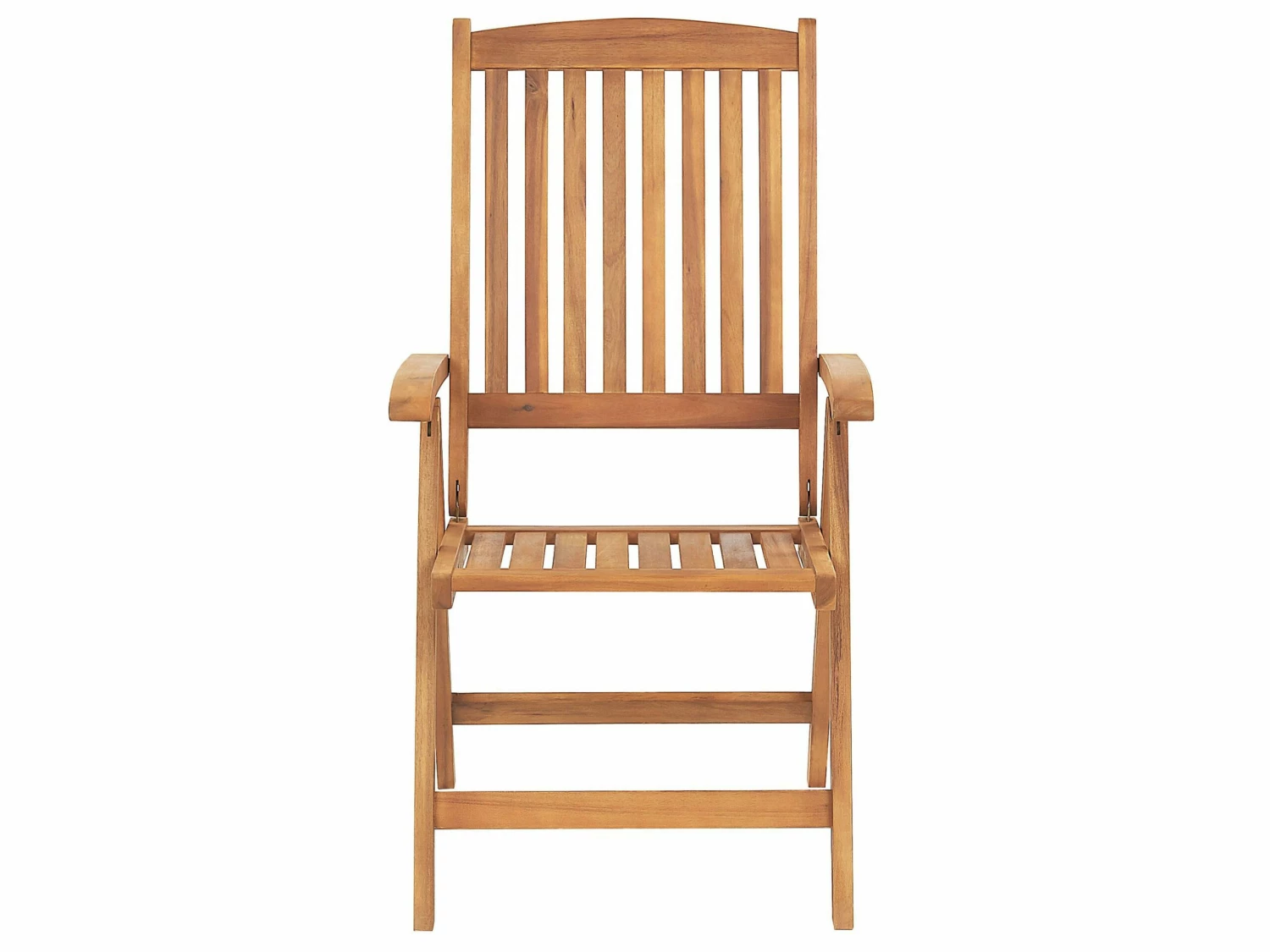 Balkonset Akazienholz Hellbraun 2-Sitzer Verstellbar Auflagen Cremeweiß JAVA – Bild 6