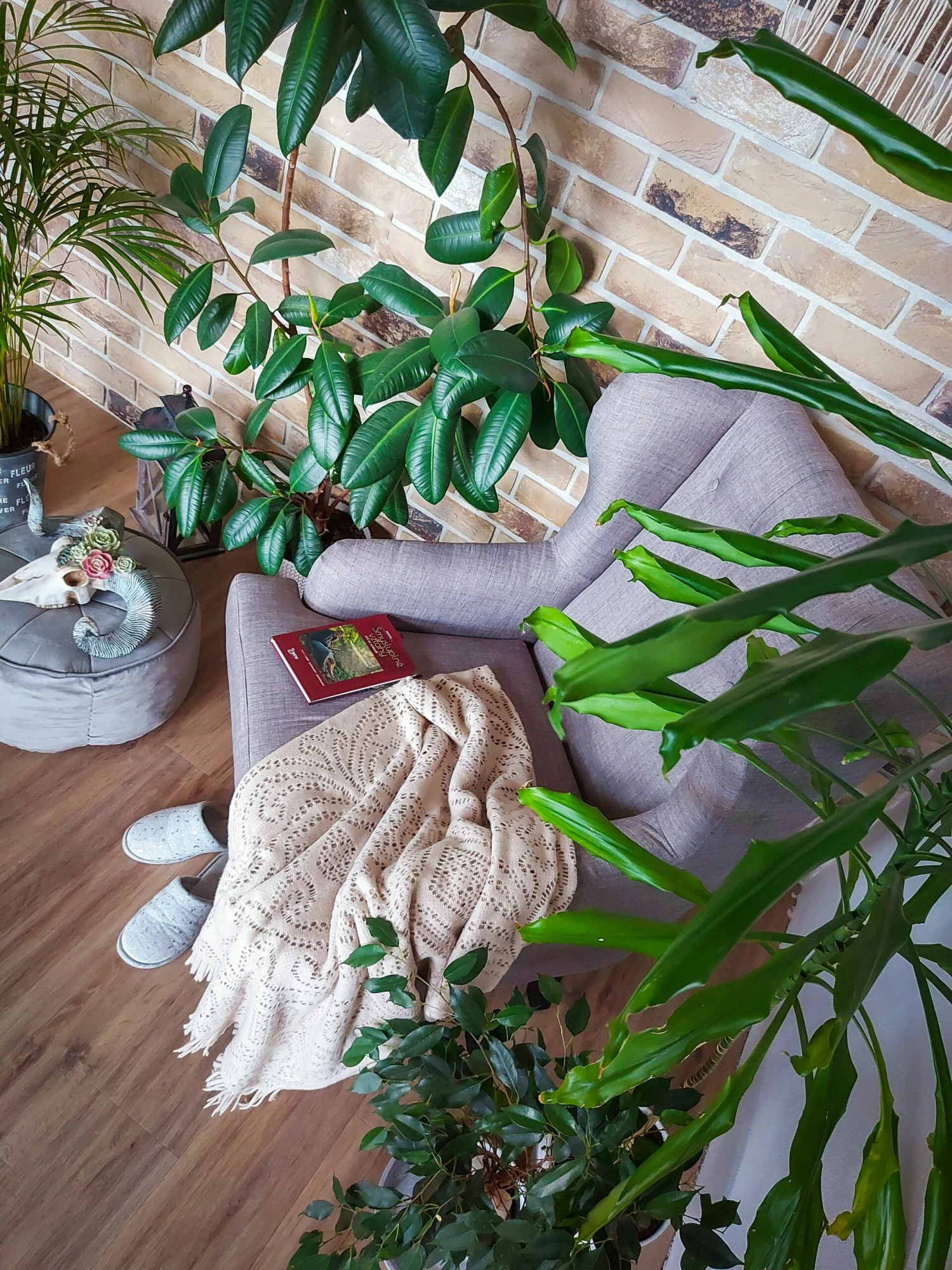 Sessel Polsterbezug Grau ALTA – Bild 4