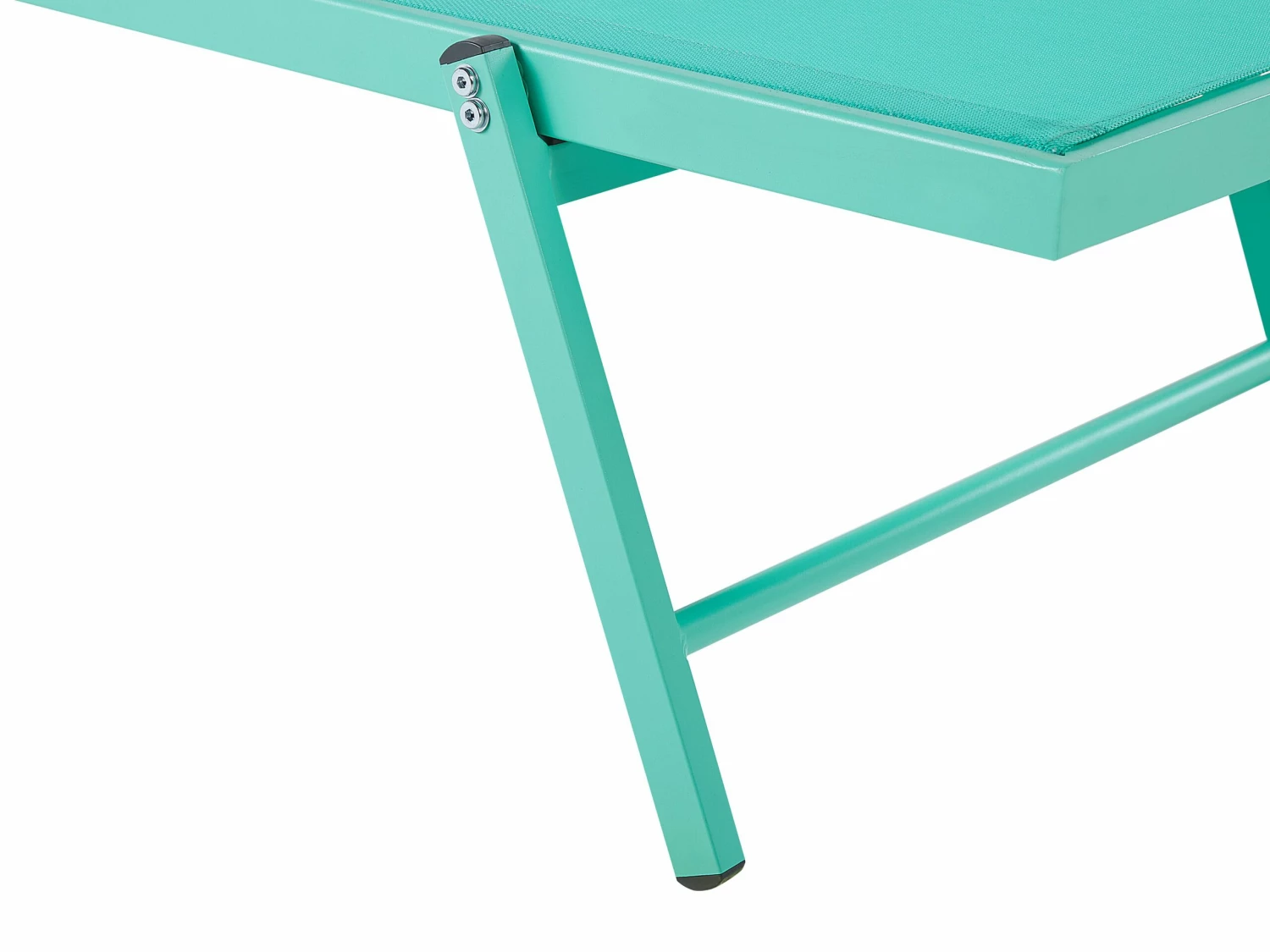 Gartenliege Aluminium Textilbespannung Türkis PORTOFINO – Bild 8