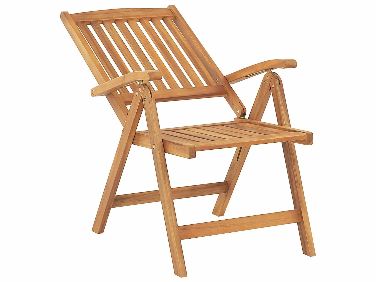 Balkonset Akazienholz Hellbraun Verstellbar Auflagen Graphitgrau JAVA – Bild 5