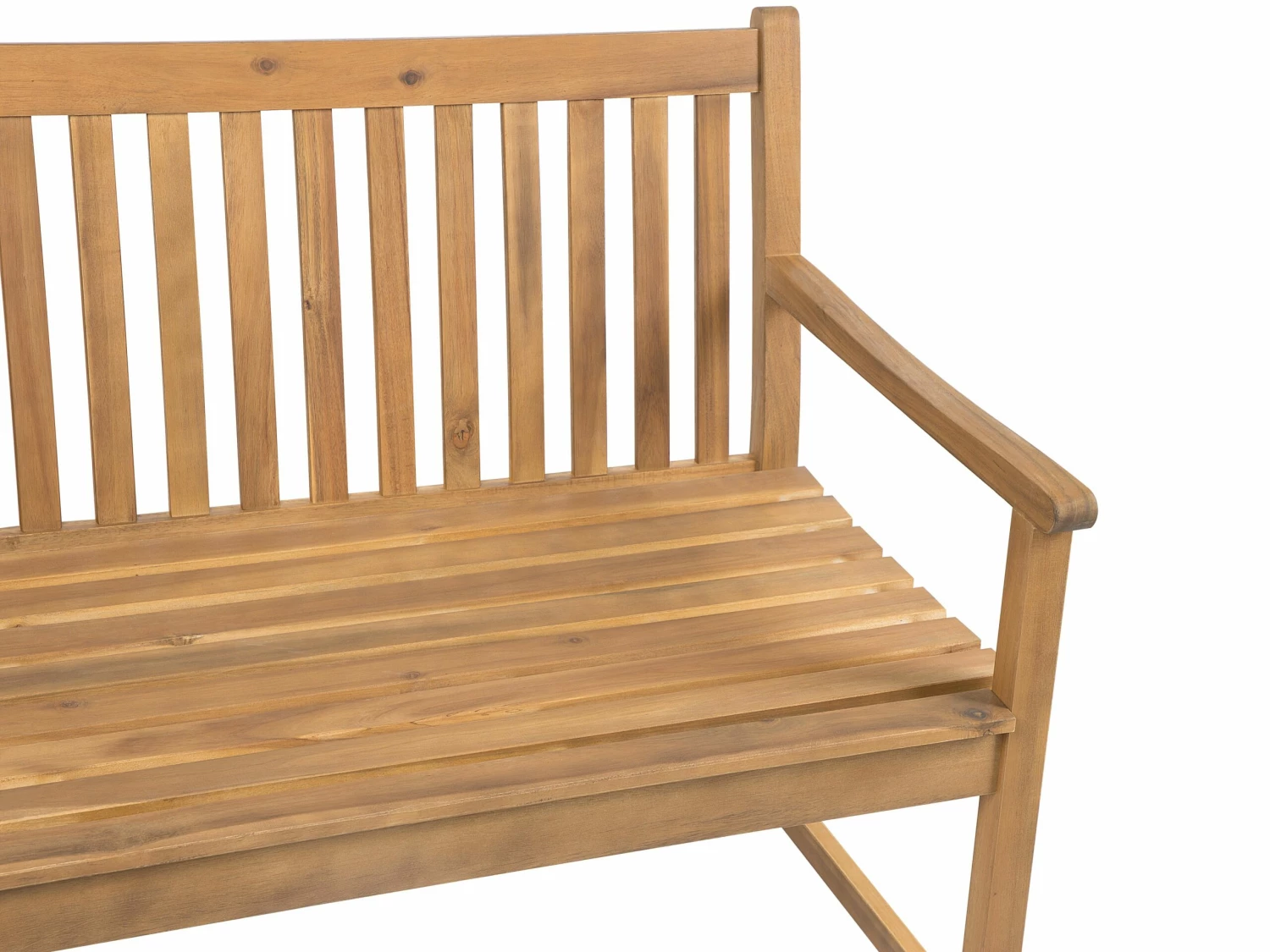 Gartenbank Zertifiziertes Holz Hellbraun 180 Cm VIVARA – Bild 5