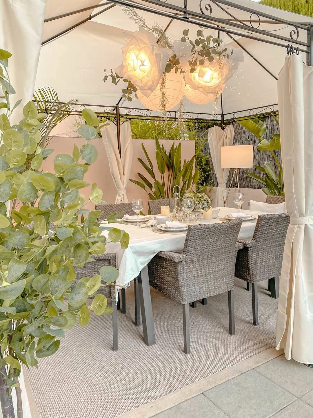 Pavillon Stahl Beige 300 X 400 Cm COLOS – Bild 4