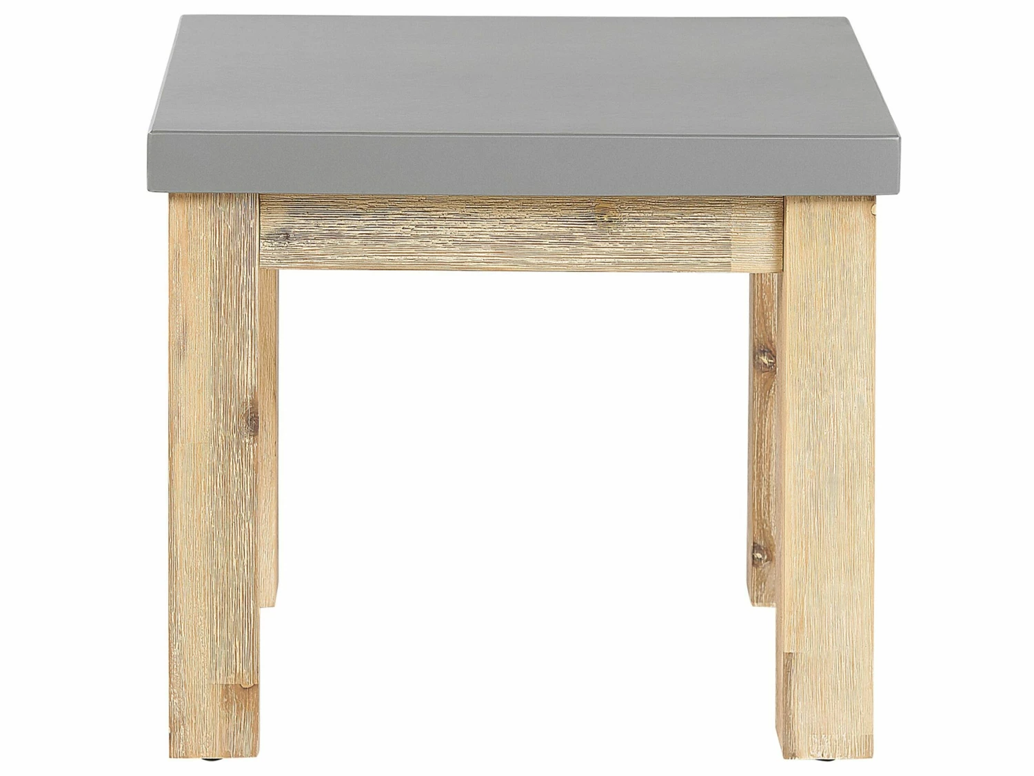 Gartenstuhl Beton / Akazienholz Grau / Heller Holzfarbton 2er Set OSTUNI – Bild 5