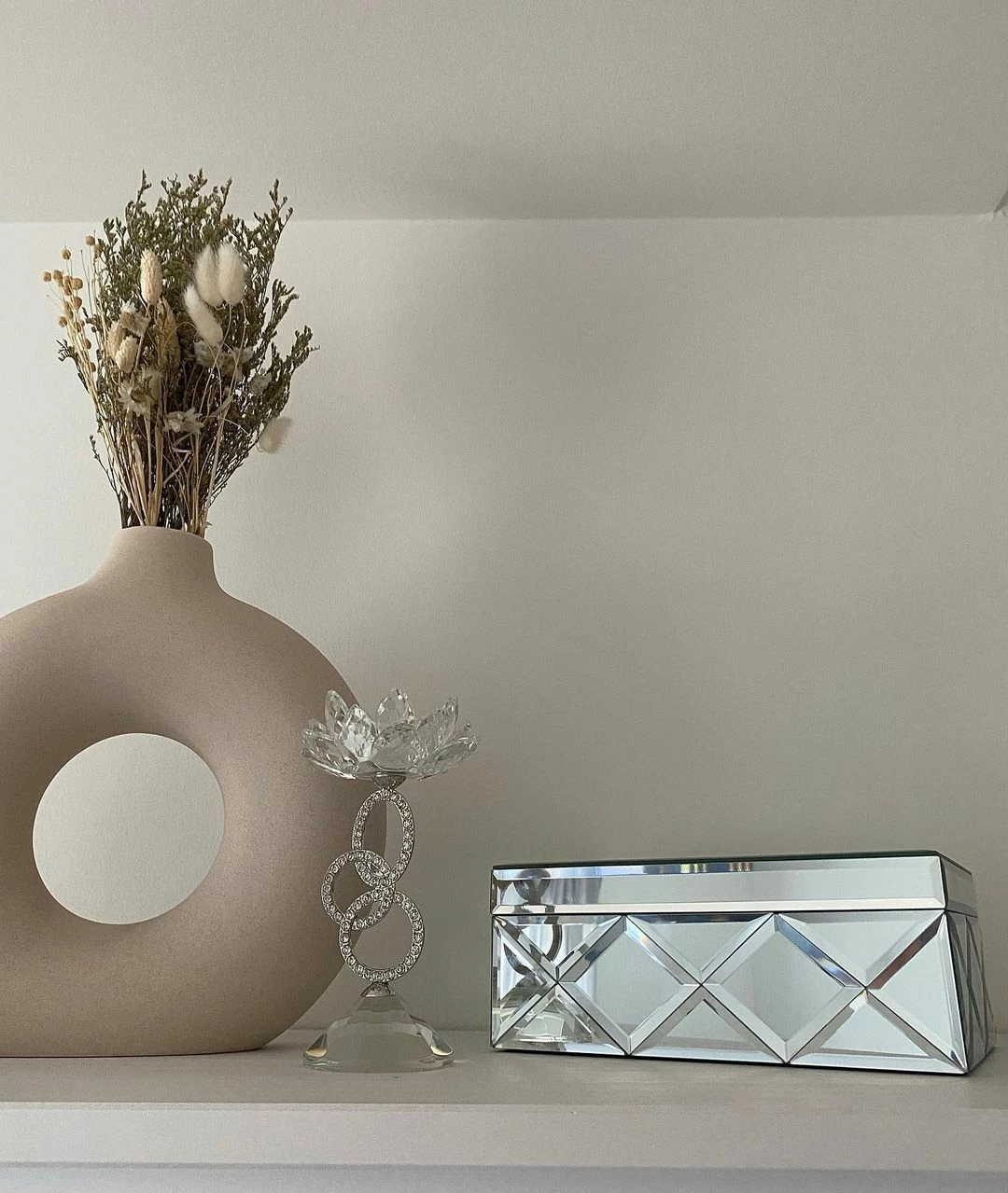 Schmuckkästchen Spiegeleffekt Silber 25 X 20 Cm GORRON – Bild 3