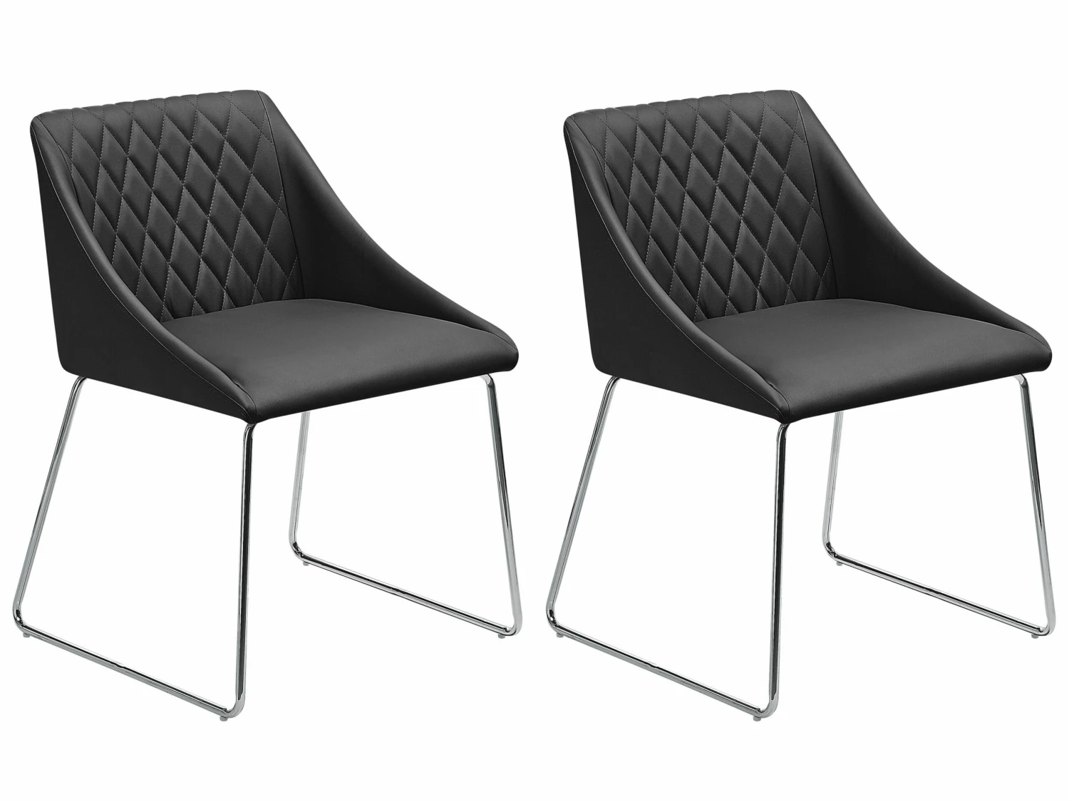 Esszimmerstuhl Schwarz 2er Set ARCATA