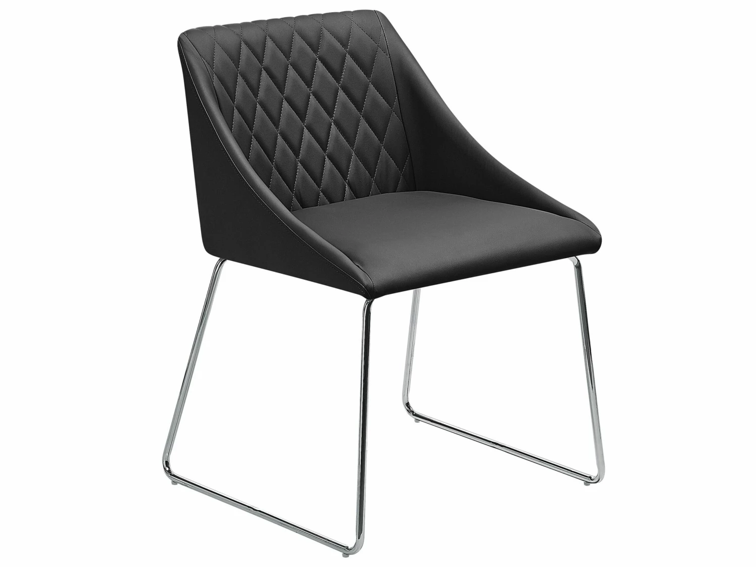 Esszimmerstuhl Schwarz 2er Set ARCATA – Bild 4