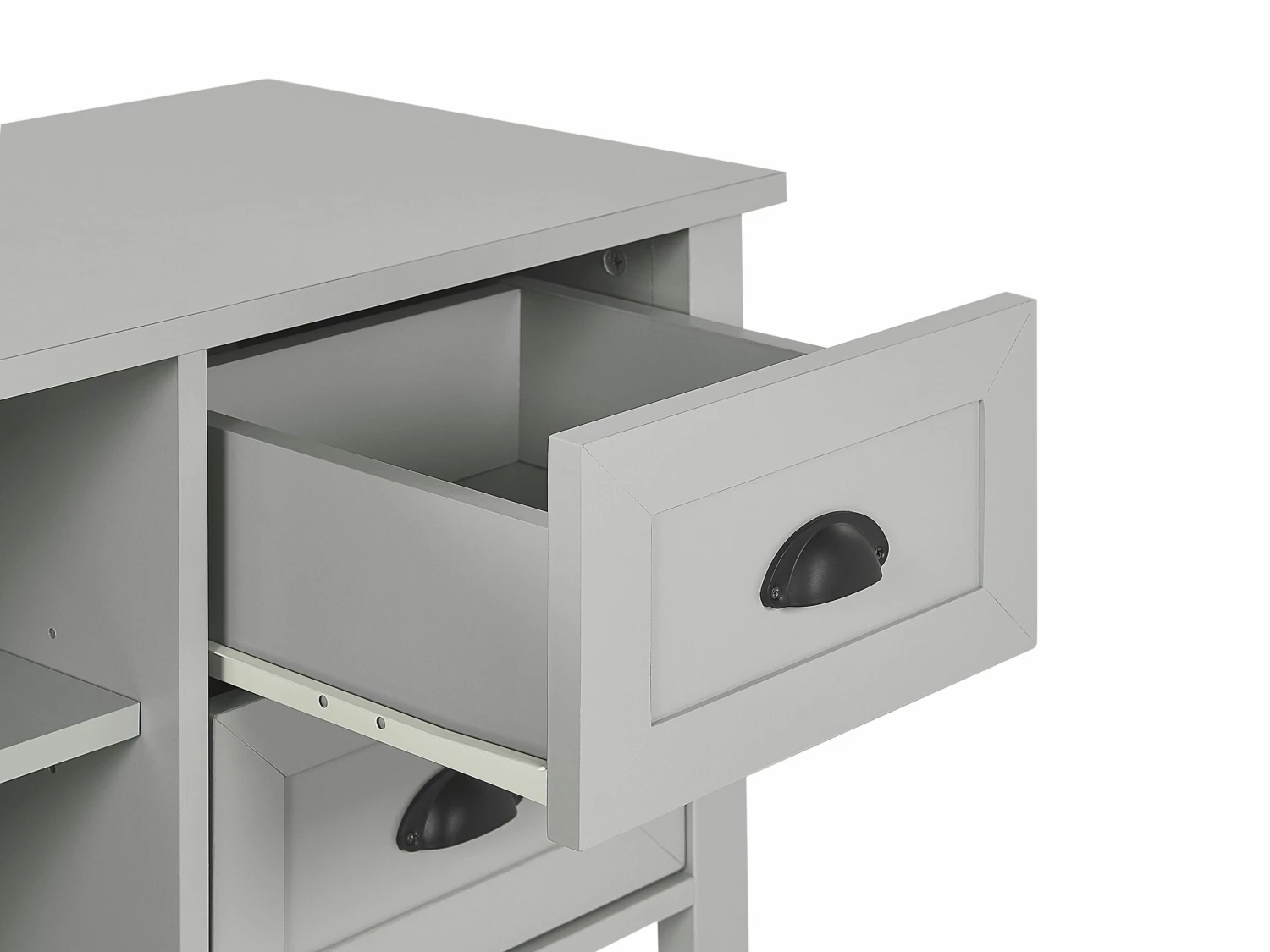 TV-Möbel Hellgrau Mit 2 Schubladen 120 X 42 X 46 Cm HONOLULU – Bild 7