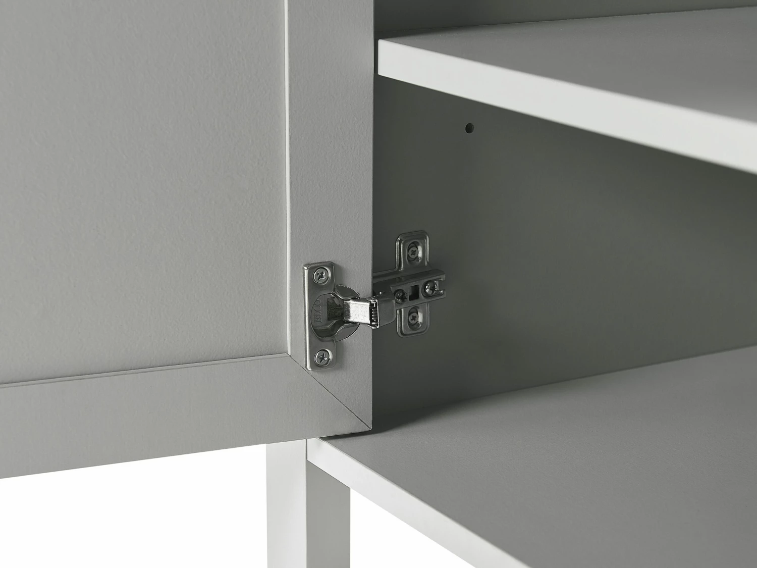 TV-Möbel Hellgrau Mit 2 Schubladen 120 X 42 X 46 Cm HONOLULU – Bild 9