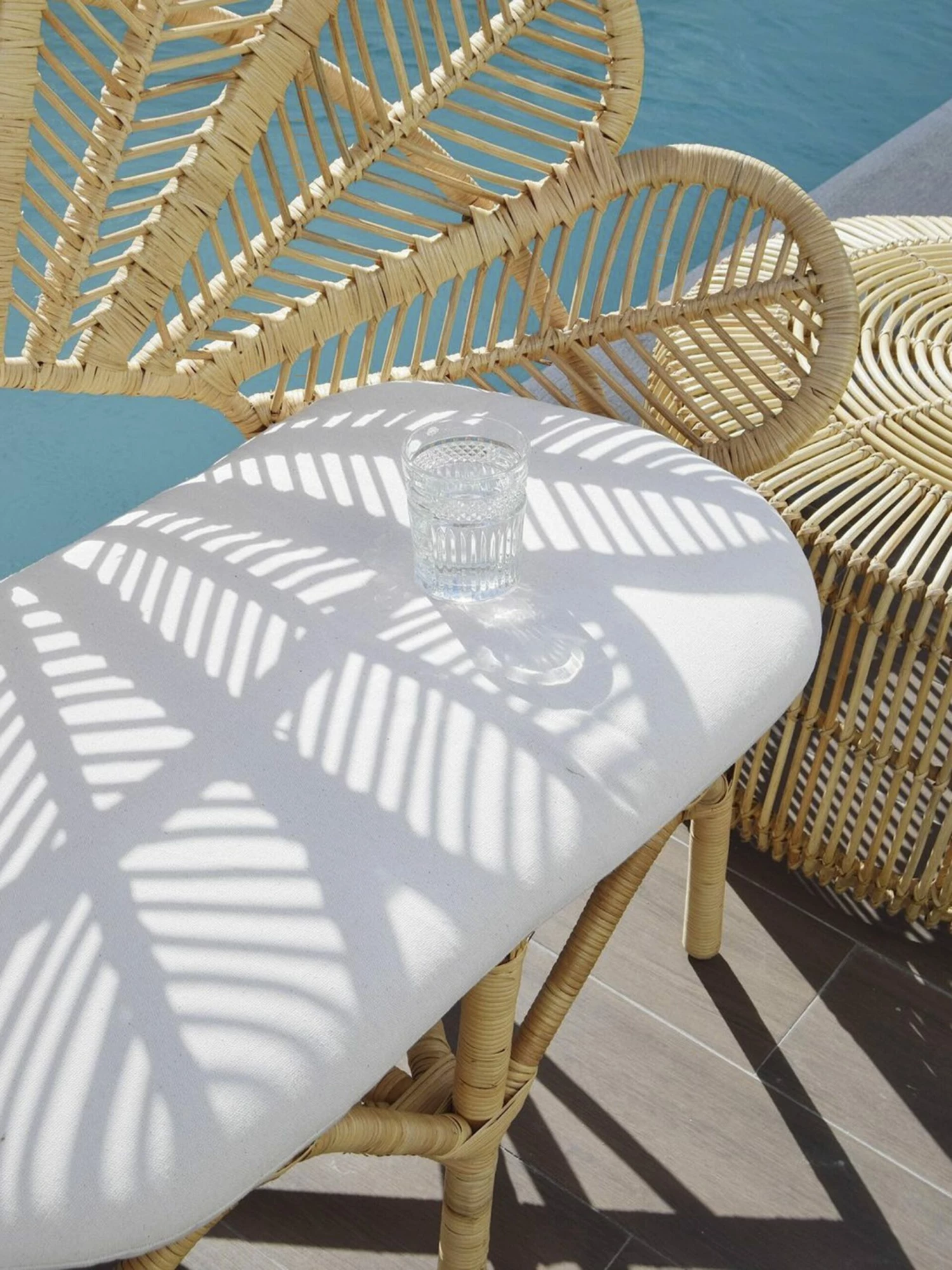 Couchtisch Rattan Natürlich ⌀ 84 Cm LIMNI – Bild 3