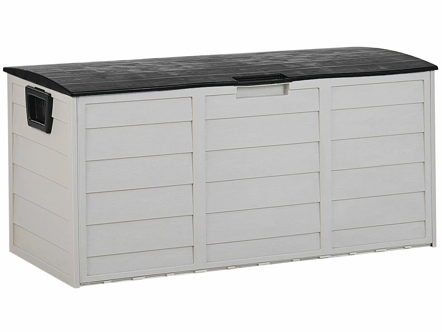 Auflagenbox Kunststoff Beige / Schwarz 112 X 50 Cm LOCARNO – Bild 3