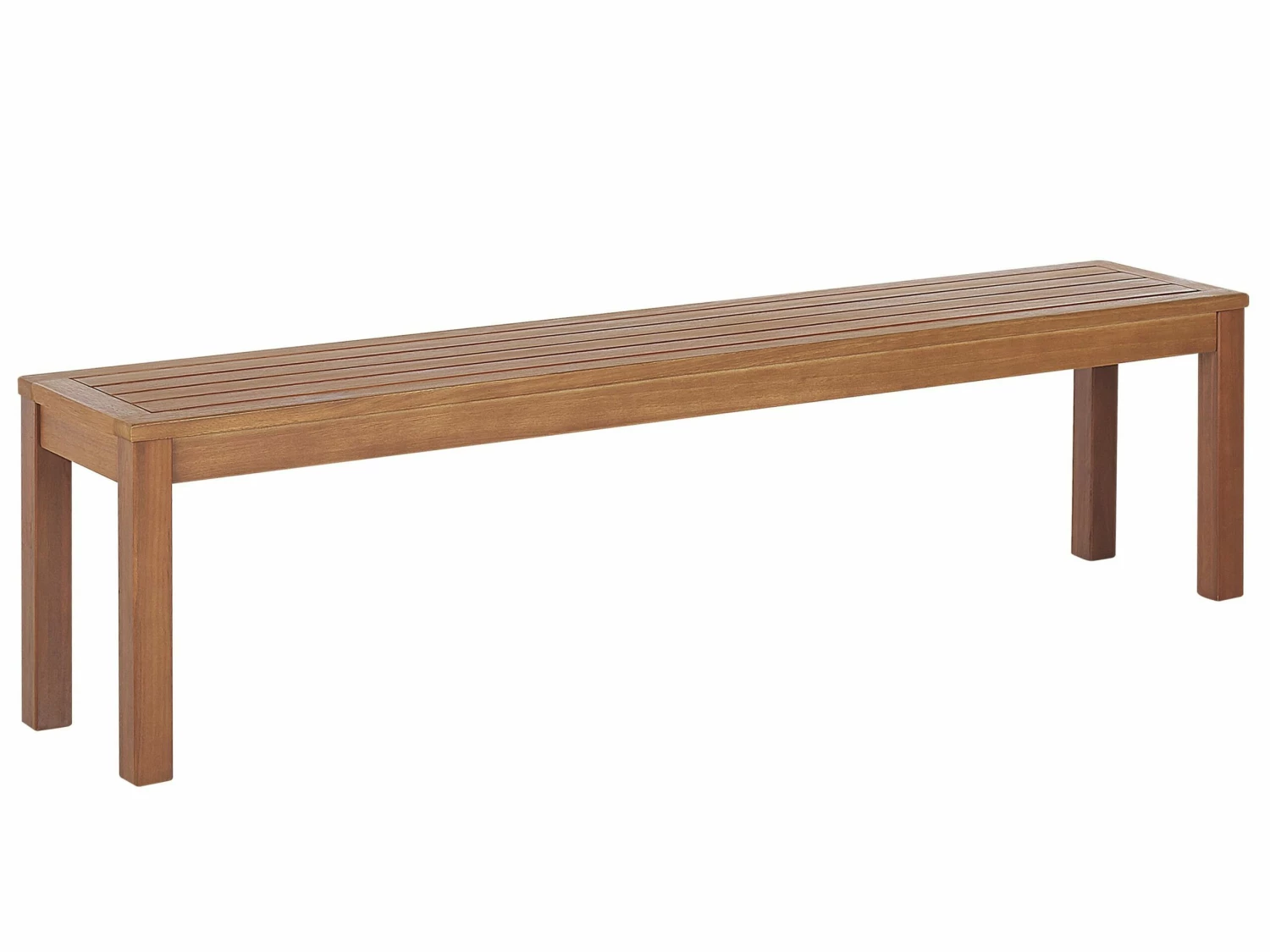 Gartenbank Eukalyptusholz Hellbraun 170 Cm MONSANO – Bild 3