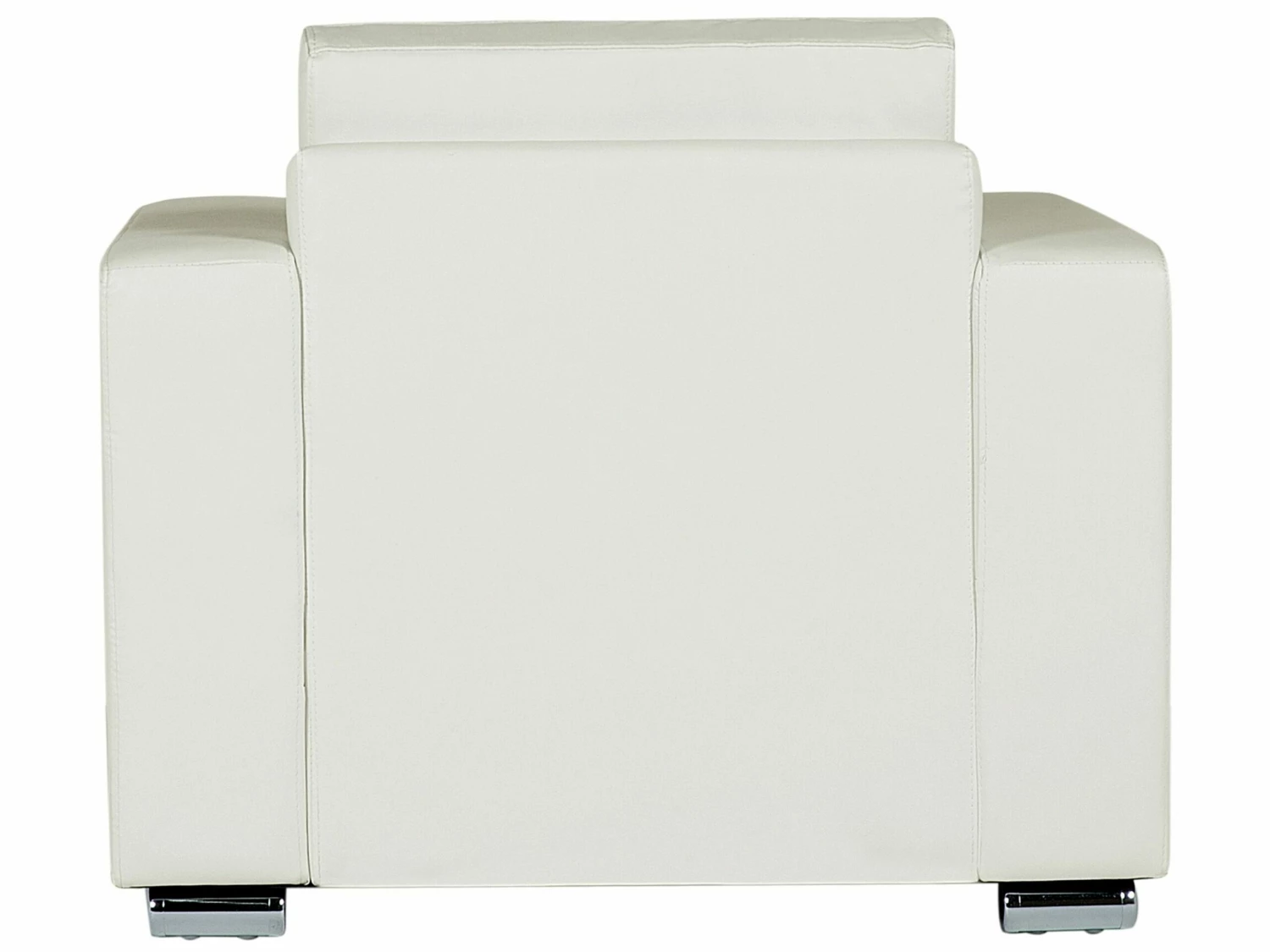 Sessel Leder Weiß HELSINKI – Bild 4