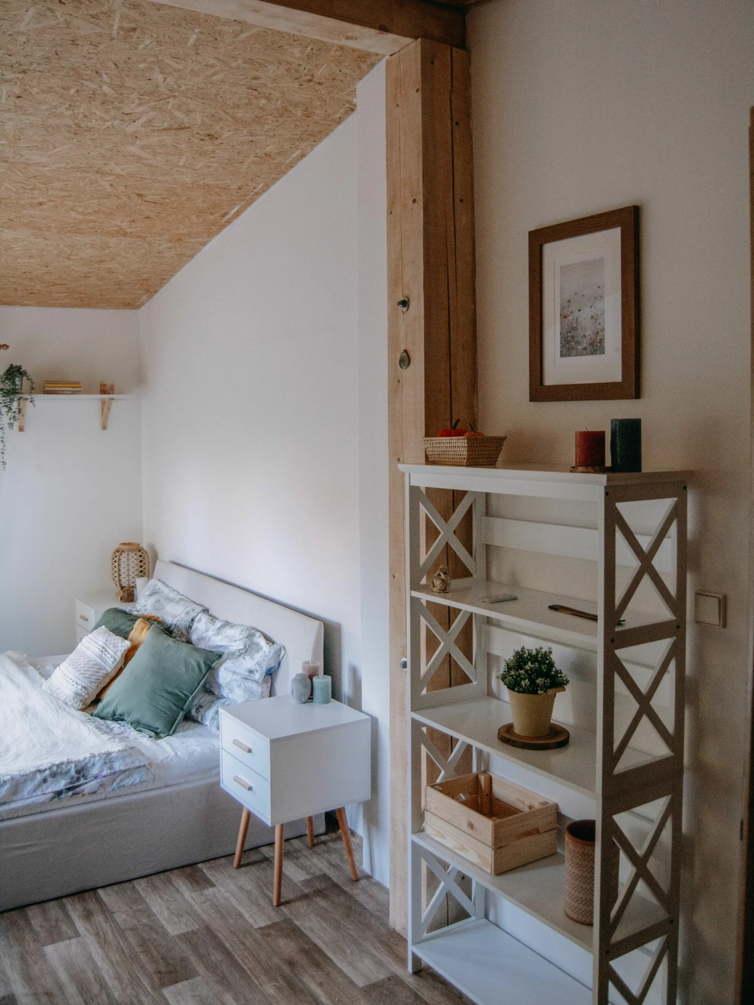 Regal Weiß 4 Fächer FOSTER – Bild 3