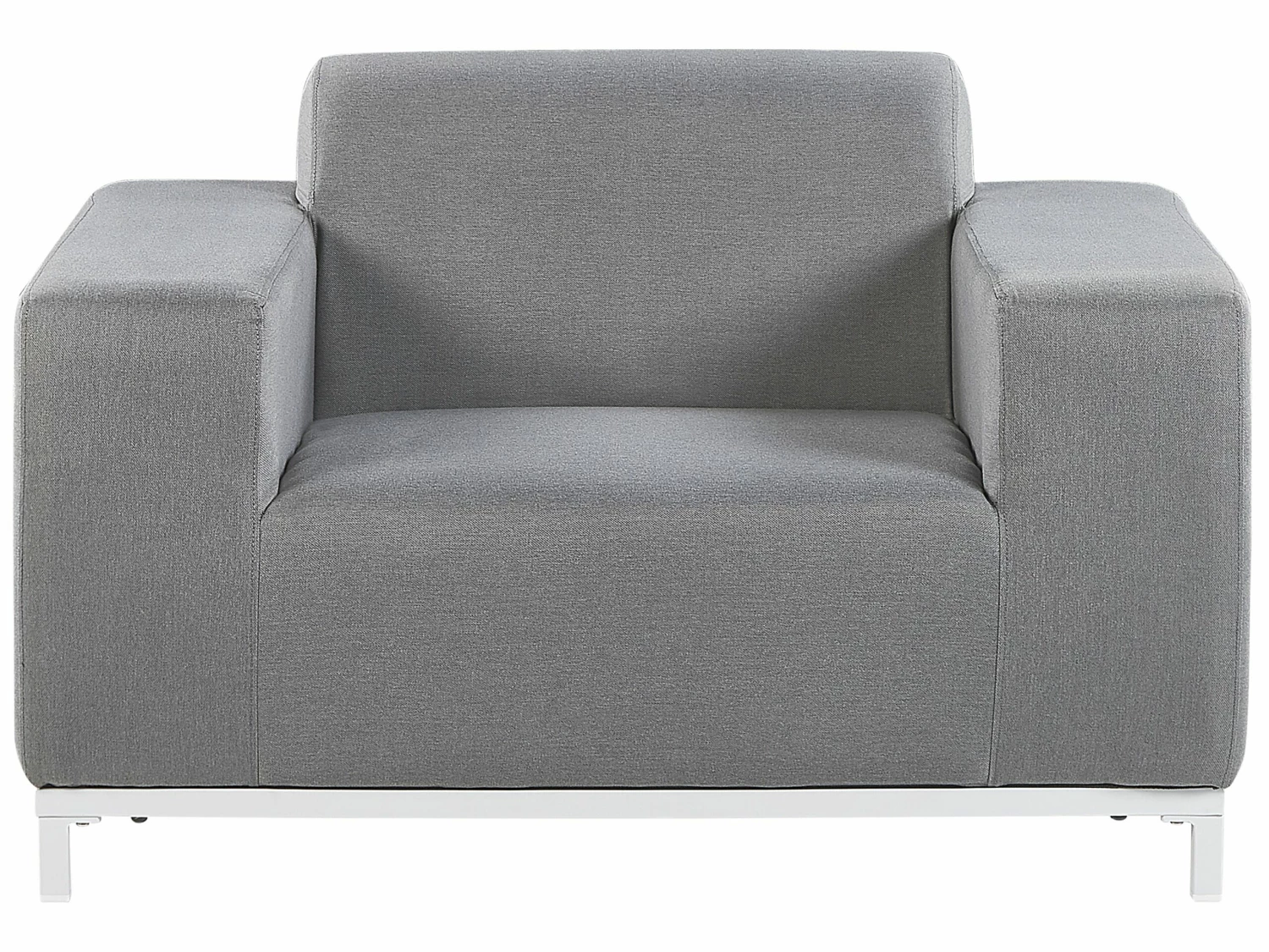 Gartensessel Grau / Weisses Gestell 2er Set ROVIGO – Bild 4