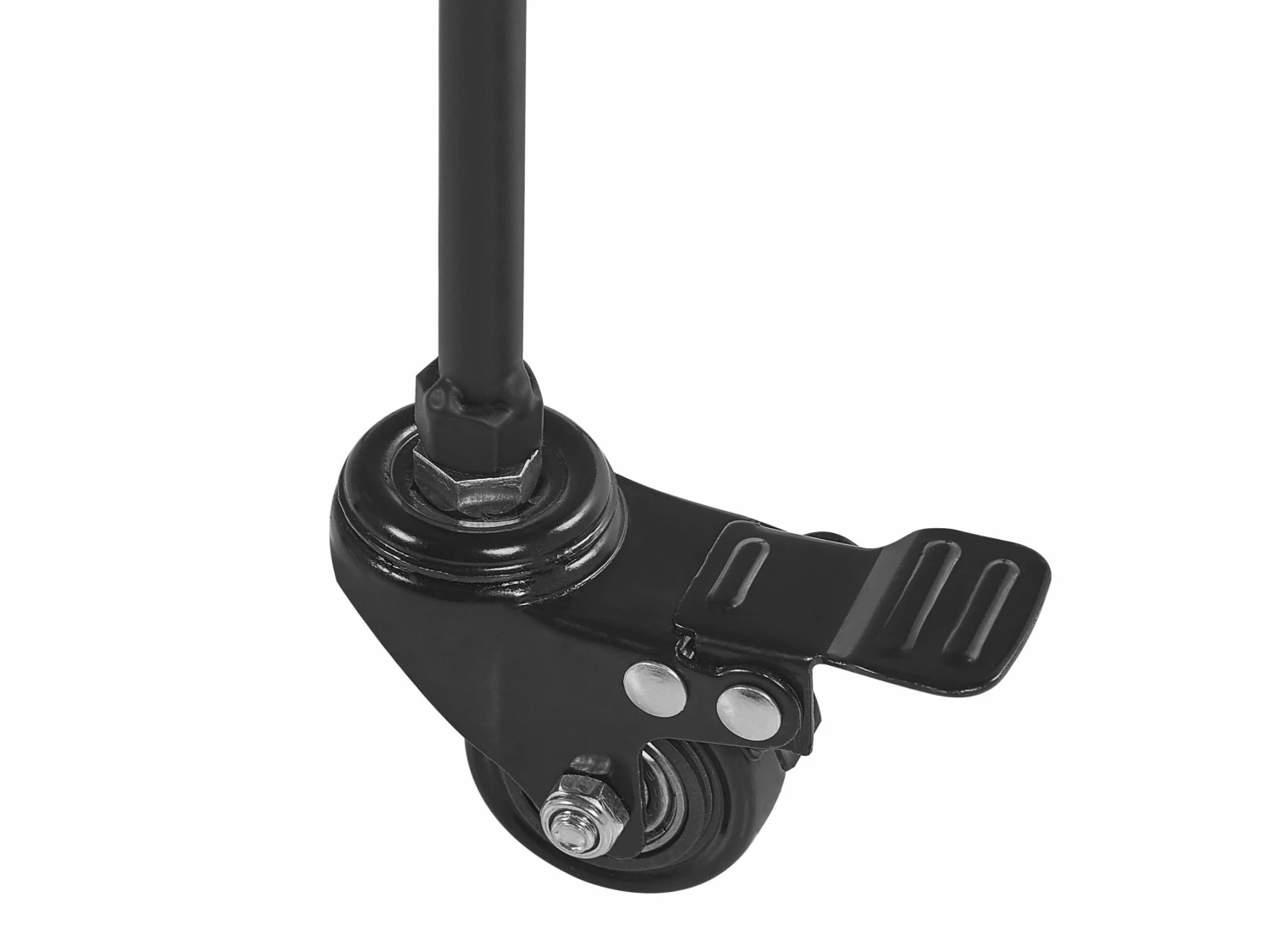 Servierwagen Metall / Glas Schwarz 2 Etagen ALAMO – Bild 5