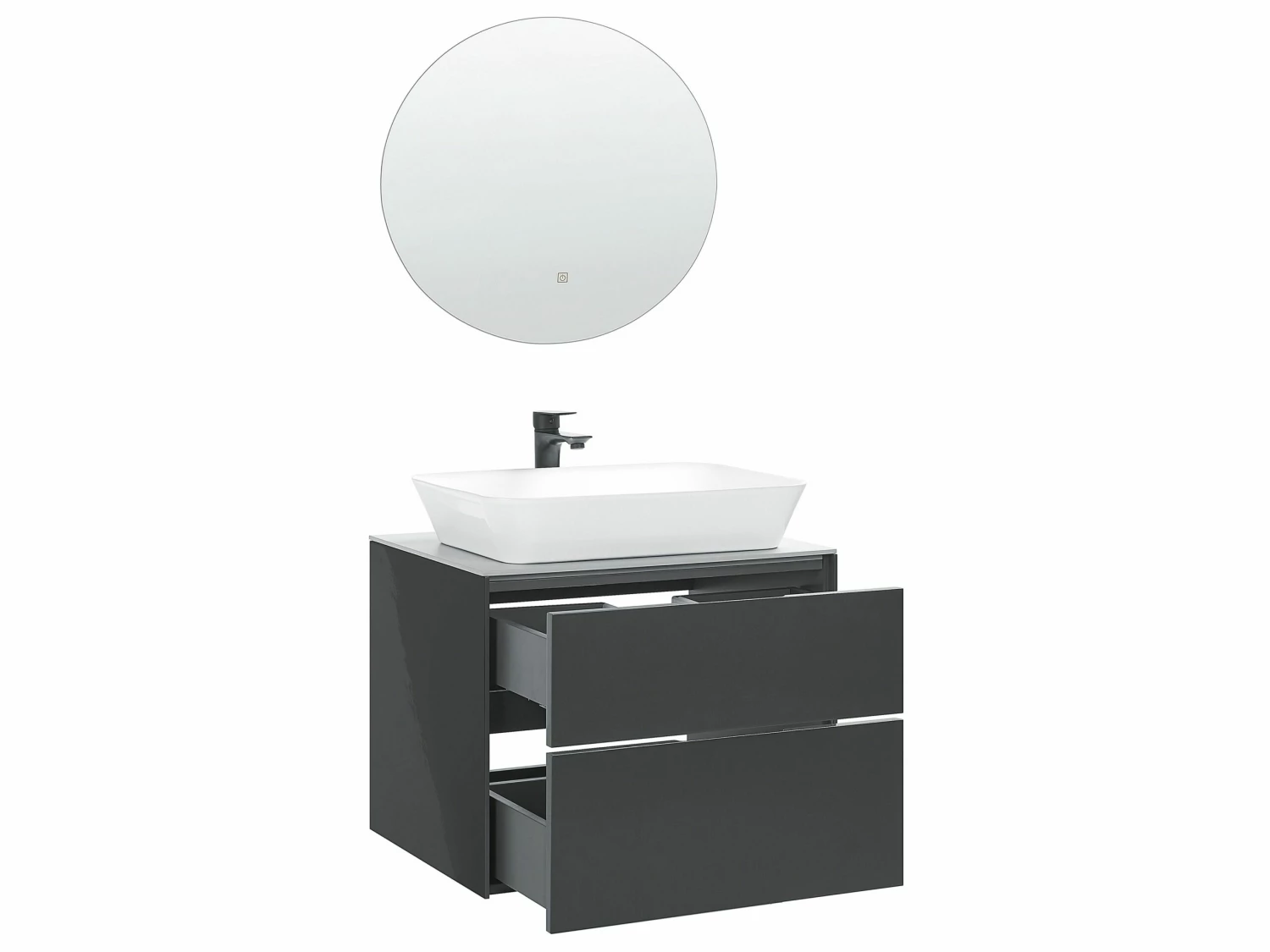 Badmöbel Set Grau MANZON – Bild 6