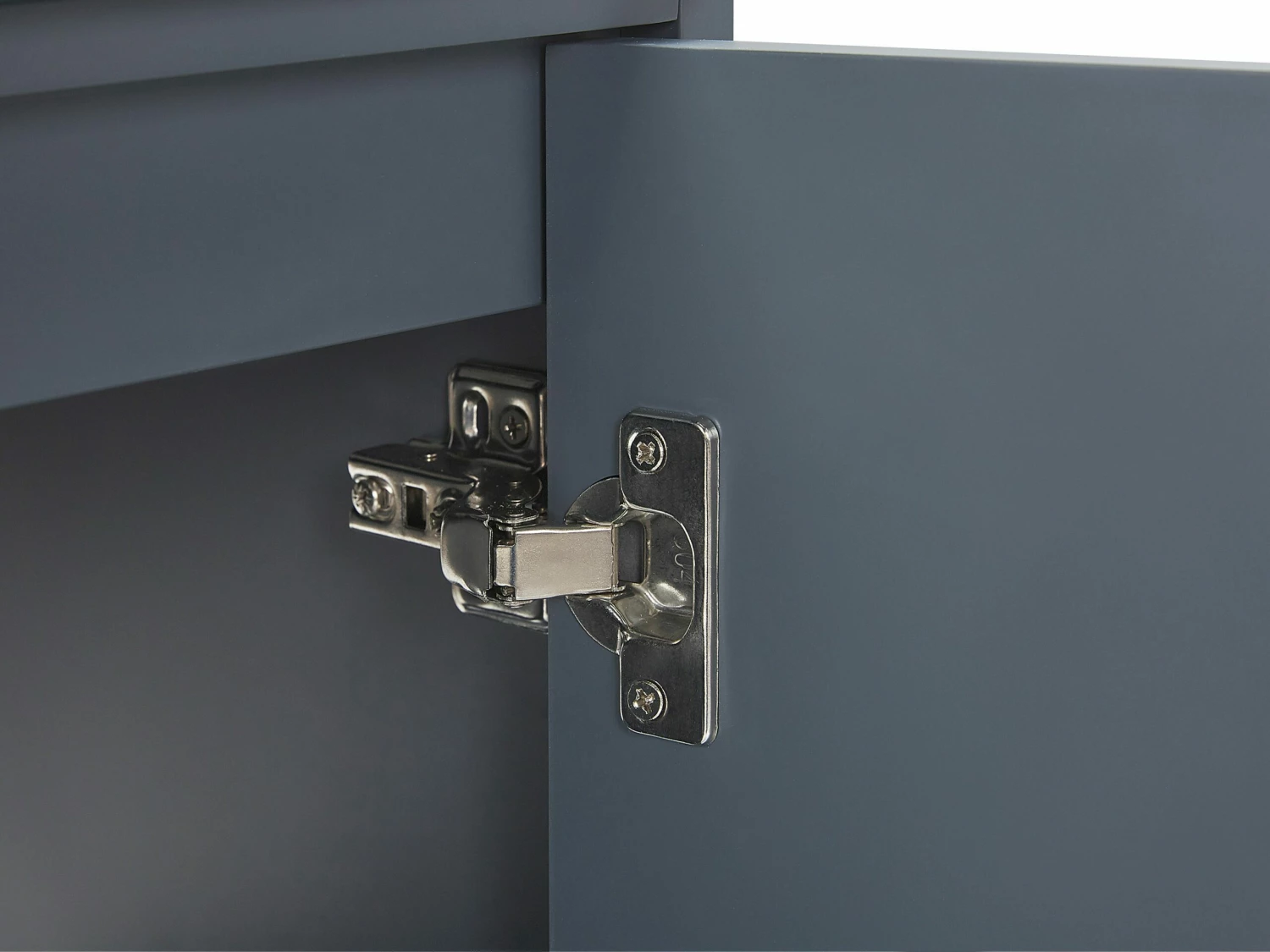 Badmöbel Set Grau / Heller Holzfarbton 100 Cm TERUEL – Bild 9