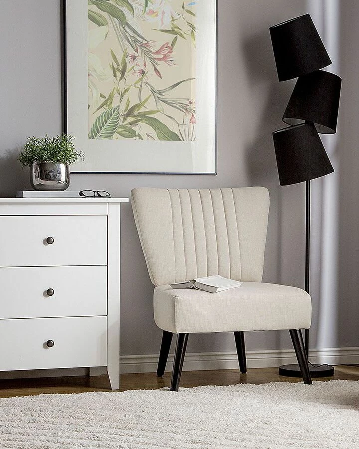 Sessel Polsterbezug Beige VAASA – Bild 2